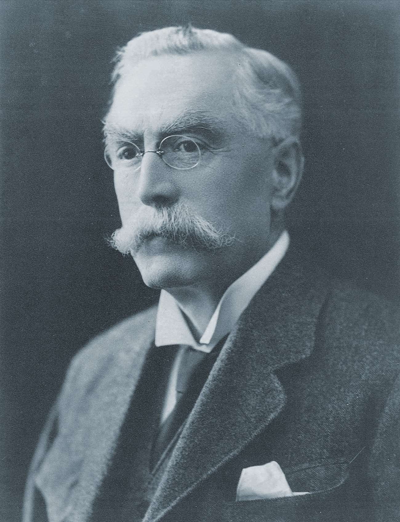 Old black and white photograph of Charles Samuel Hunting