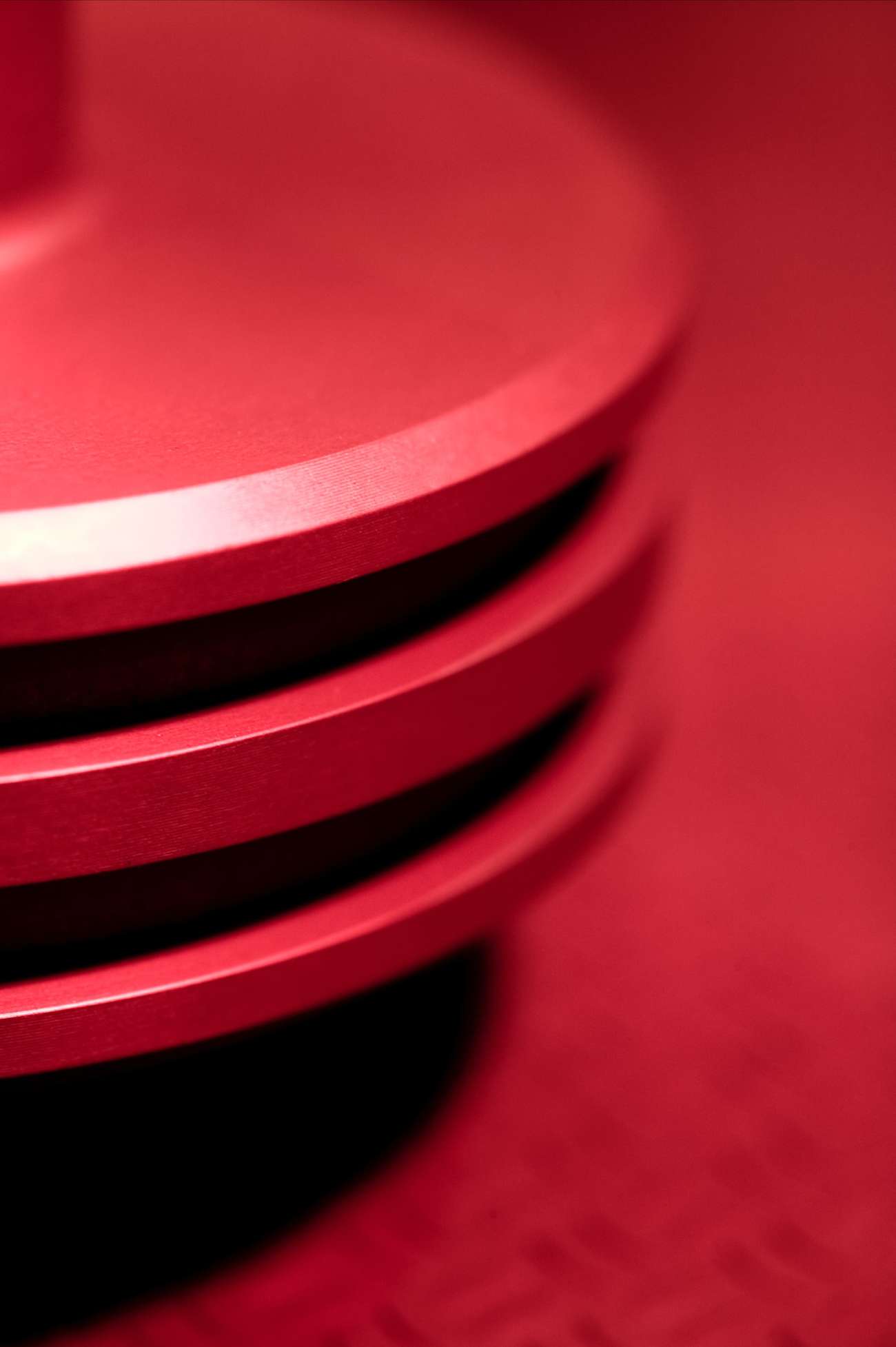 Circular tool in red light