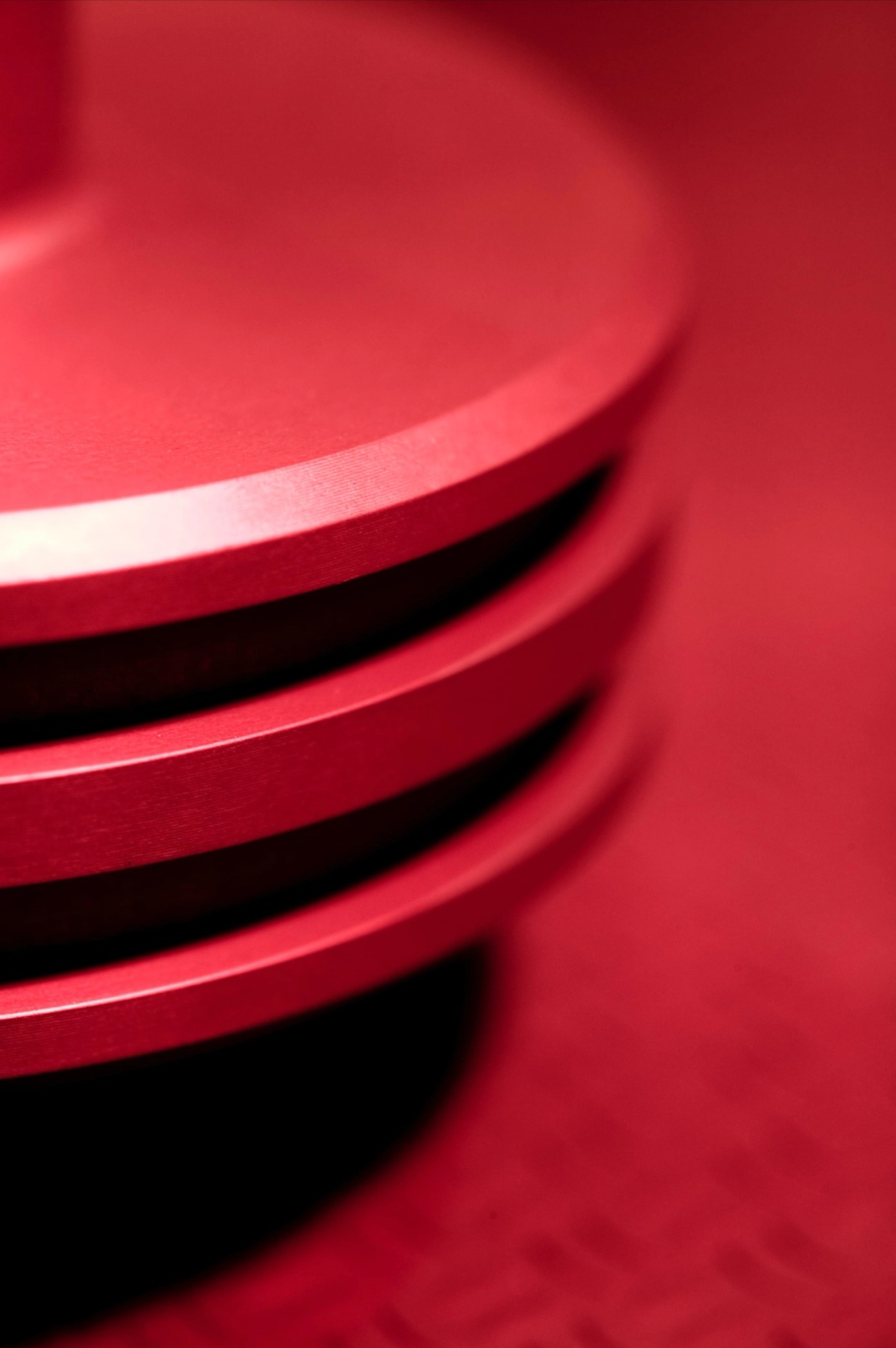 Circular tool in red light