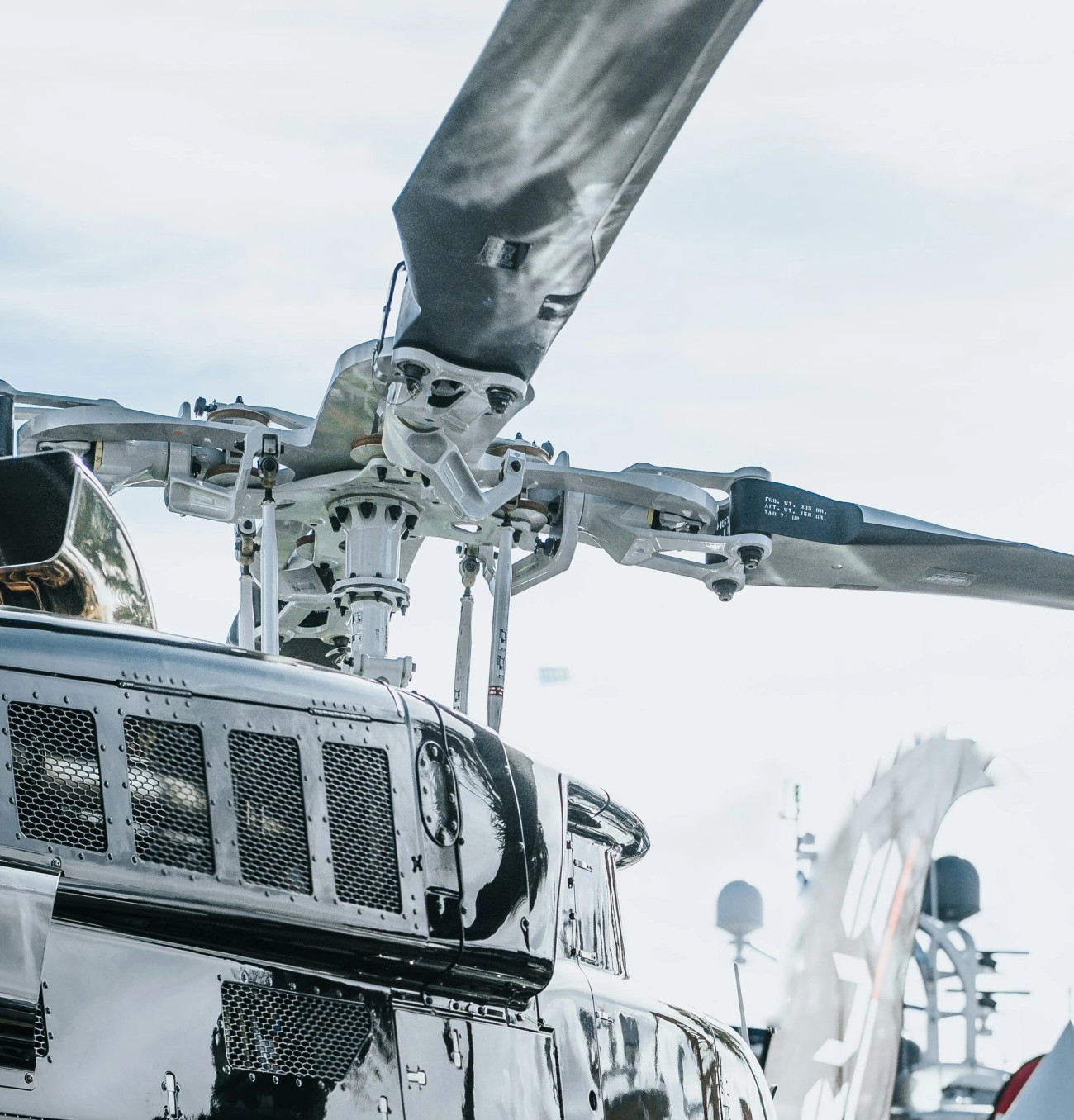 Rotors of helicopter