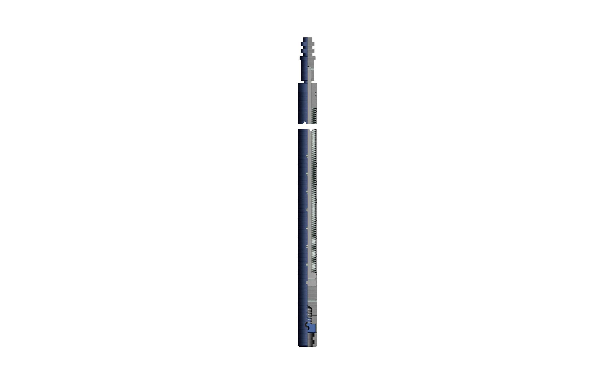 Wireline Accelerator technical drawing with sectioned view