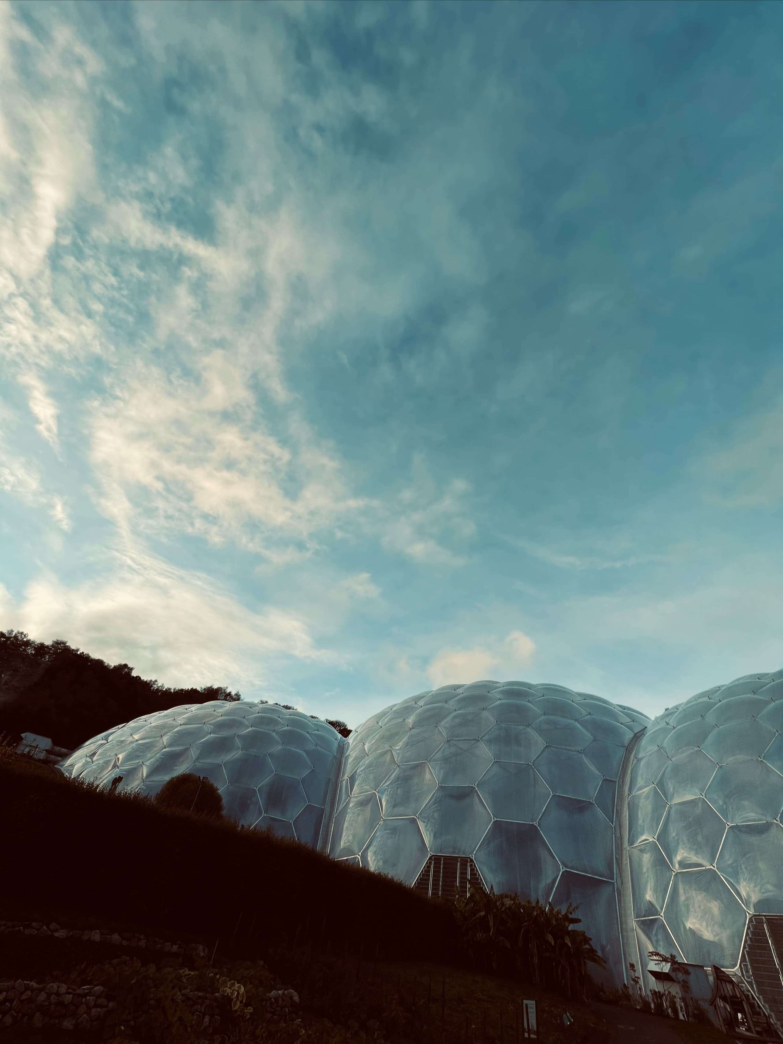 Eden project greenhouses