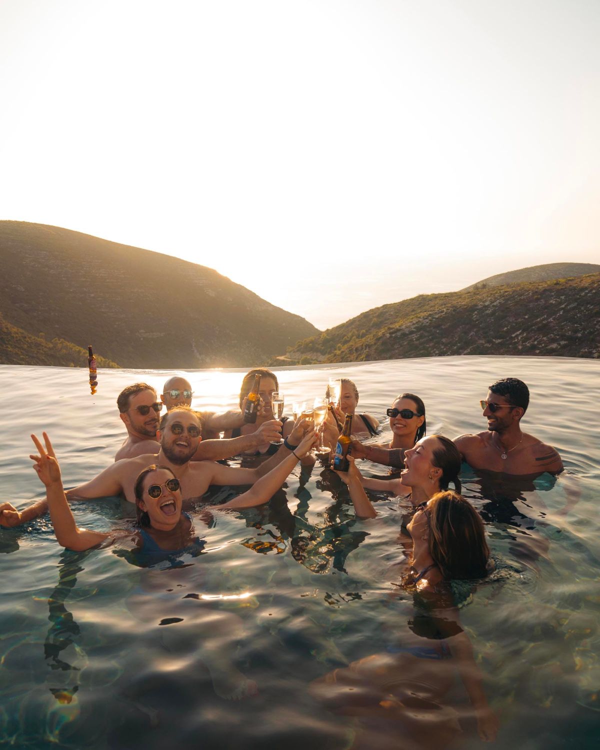 Like-minded group of travellers at Salt Escapes