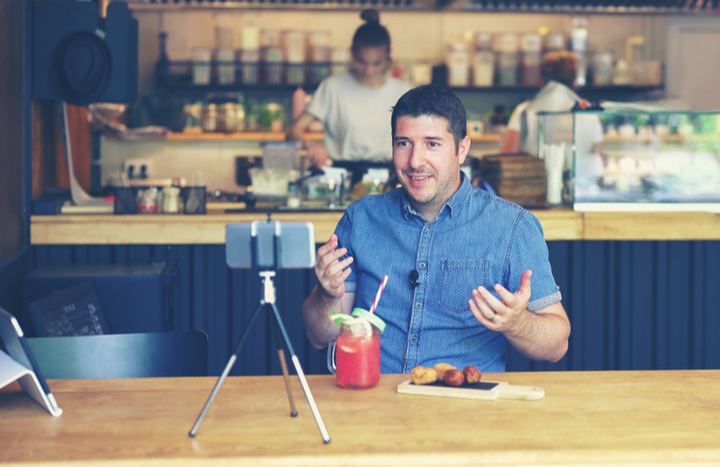 Creating content for a restaurant