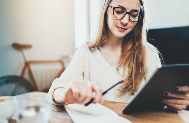 Experta en marketing digital capacitándose