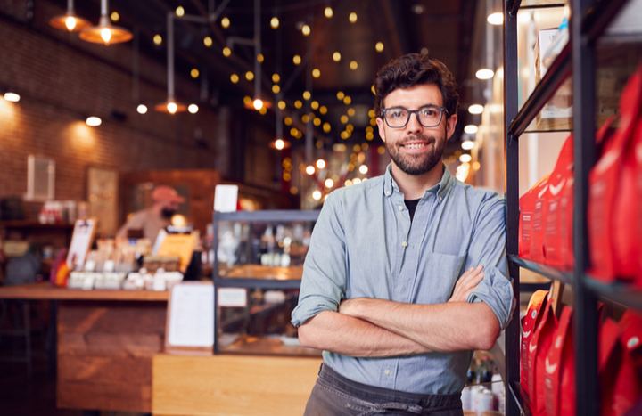 Coffee shop business owner