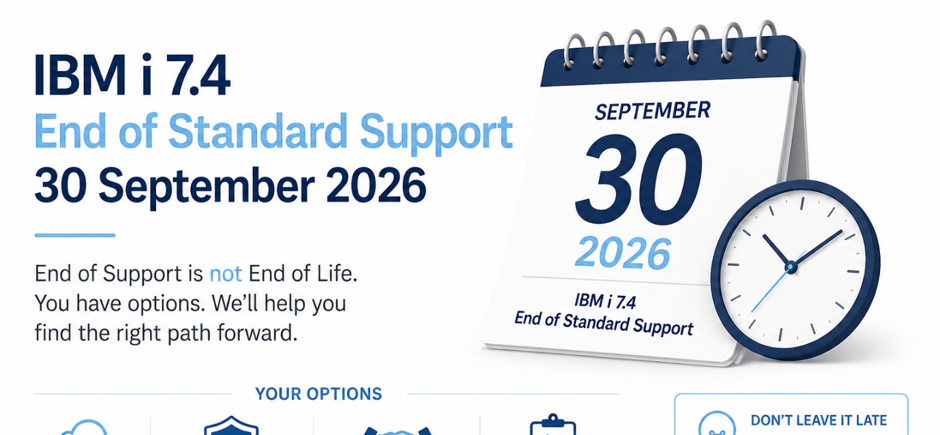 image for IBM i 7.4 Support Ends in Two Months, Don't Confuse End of Support with End of Life