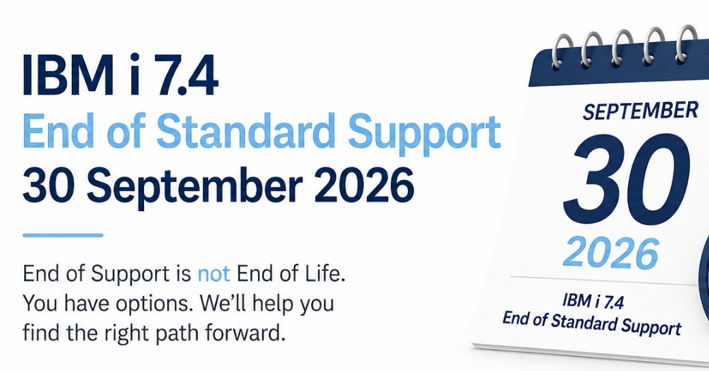 image for IBM i 7.4 Support Ends in Two Months, Don't Confuse End of Support with End of Life