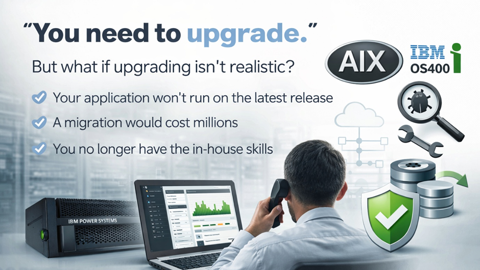 image for Unsupported IBM AIX & IBM i (OS400) Software Maintenance