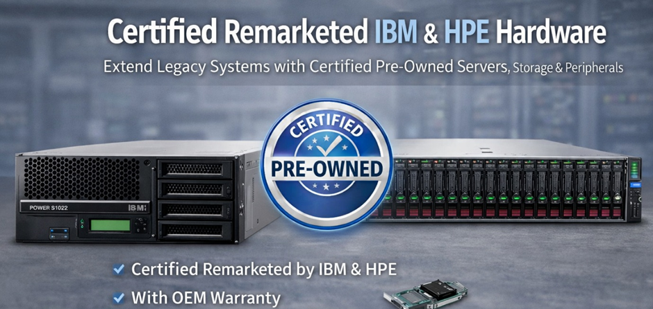 image for Certified Remarketed IBM & HPE Hardware