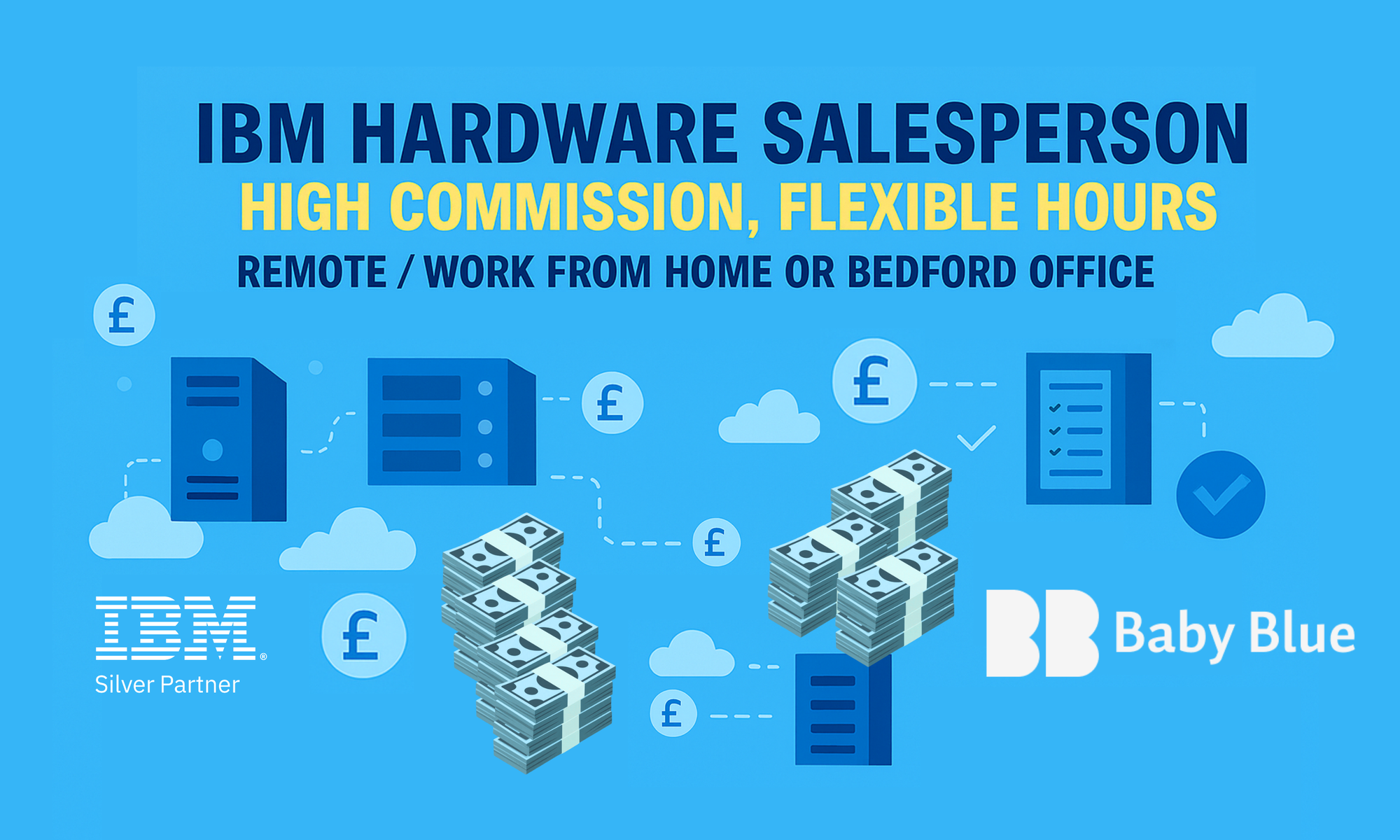 image for IBM Hardware Salesperson - High Commission, Flexible Hours