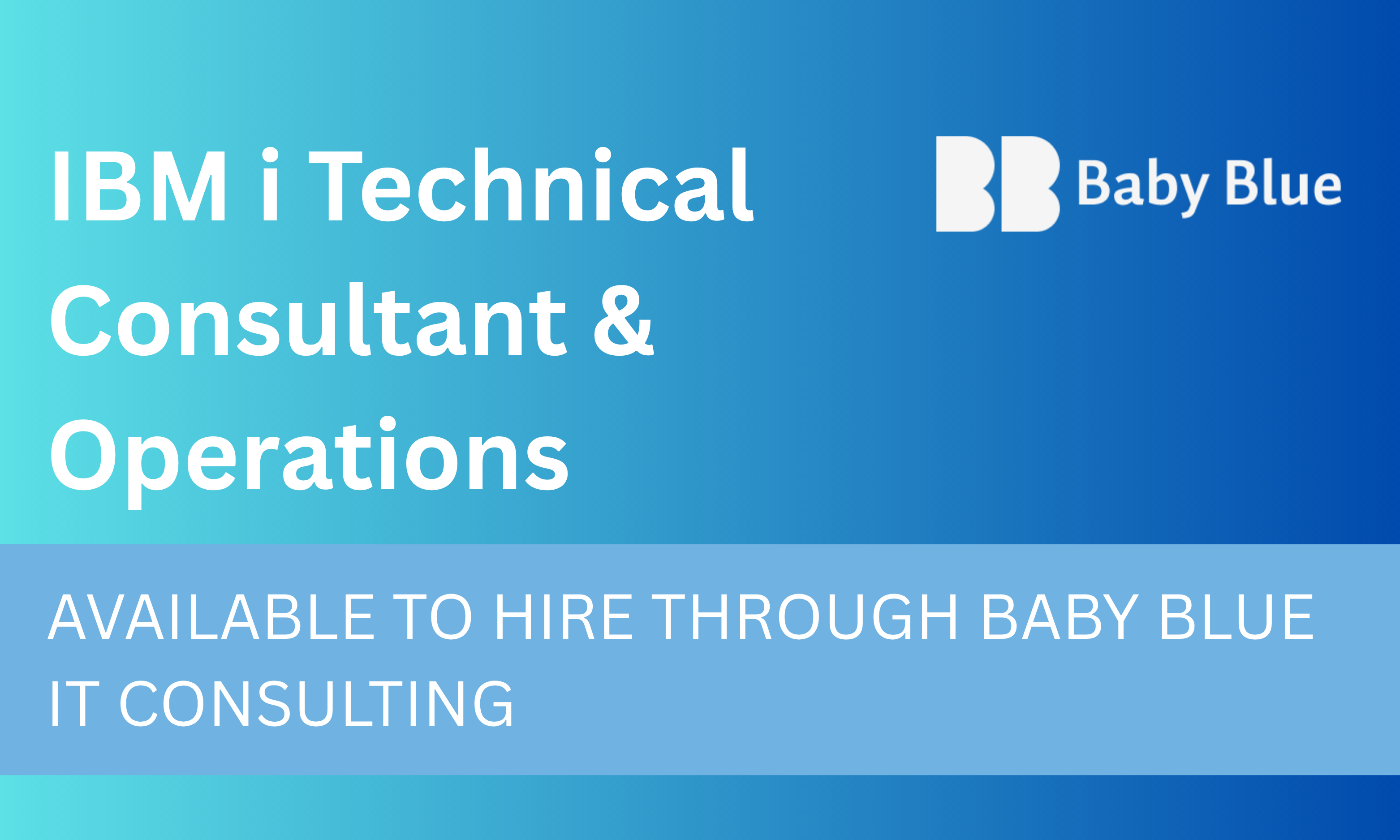 image for IBM i Technical Consultant & Operations