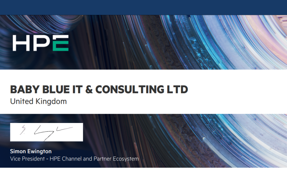 image for We’re Excited to Announce Our New Partnership with HPE!