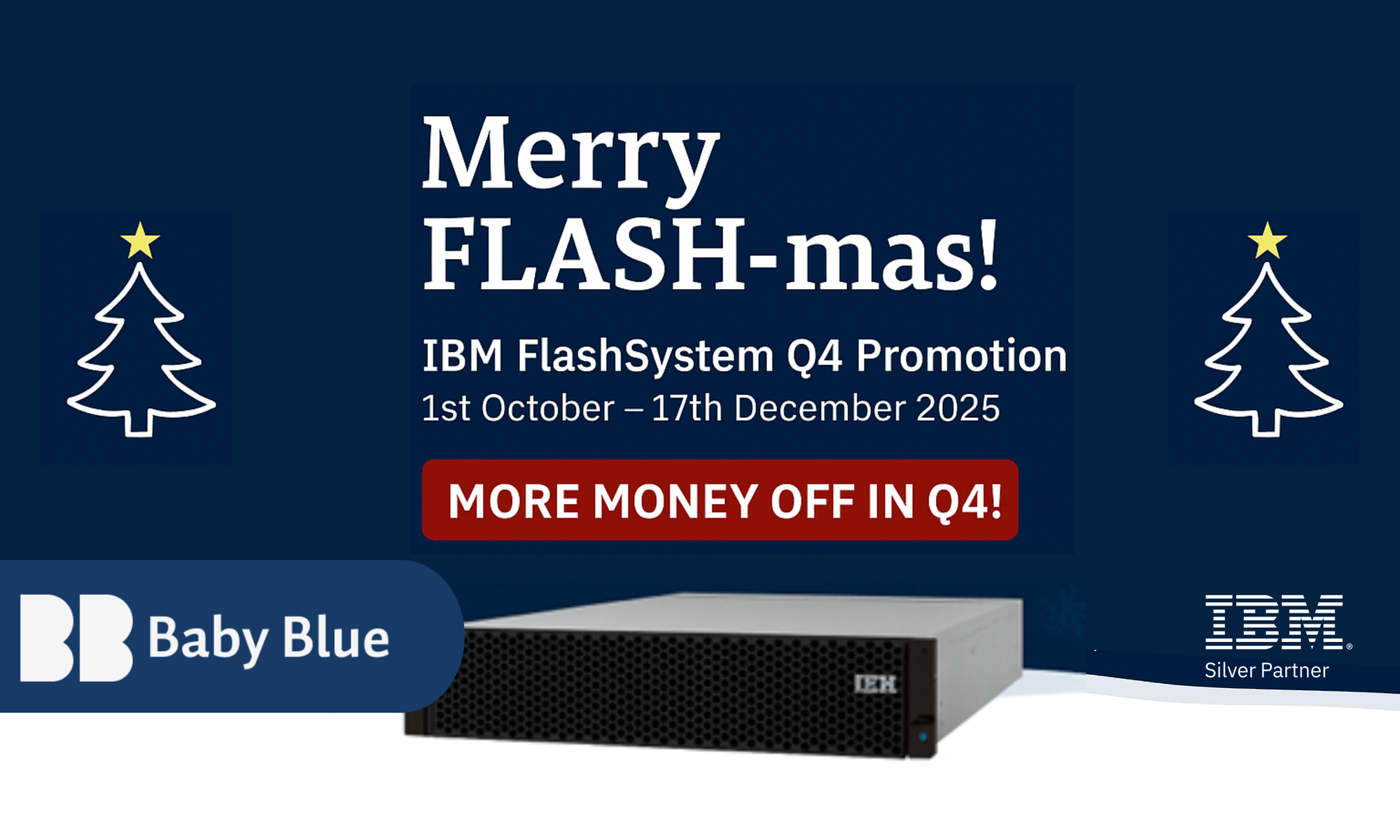 image for Merry FLASH-mas! IBM FlashSystem Q4 Promotion