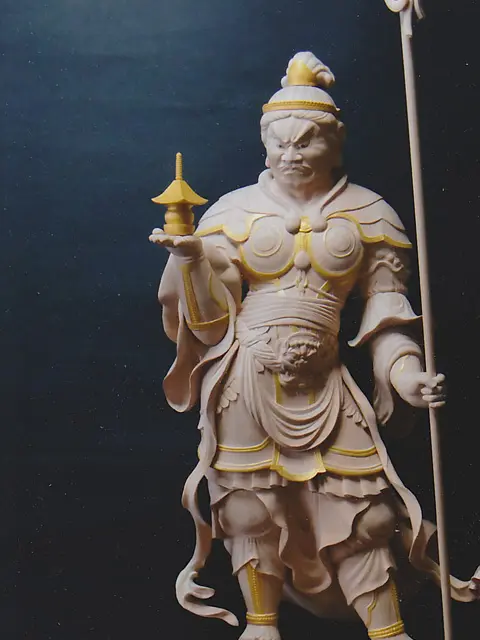 고객님의 조각 작품 사천왕 다문천상