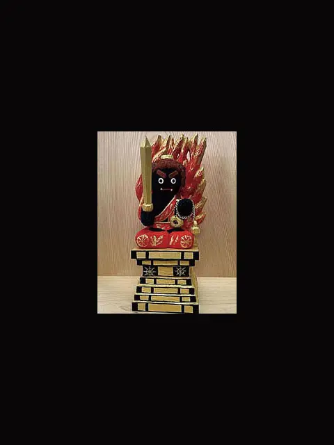 고객님의 작품: 부동명왕 (Fudo Myoo) 기소 히노키 (기소 편백나무)