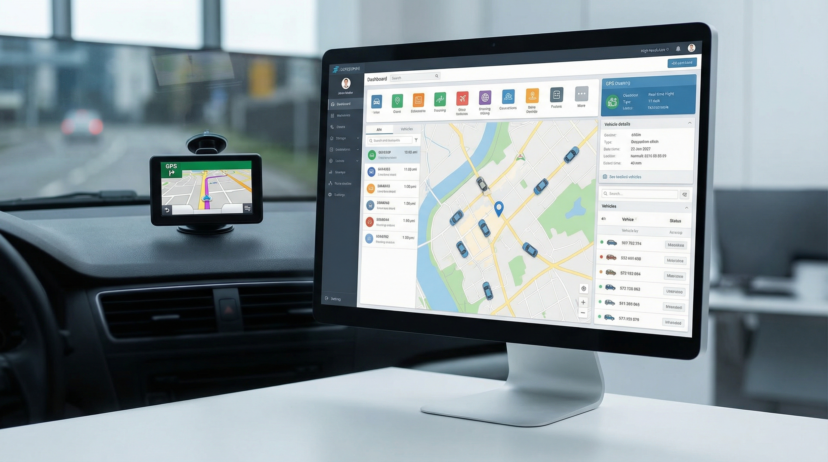 Rastreo GPS y Gestión de Flotas. Monitoreo Satelital | C&R Seguridad