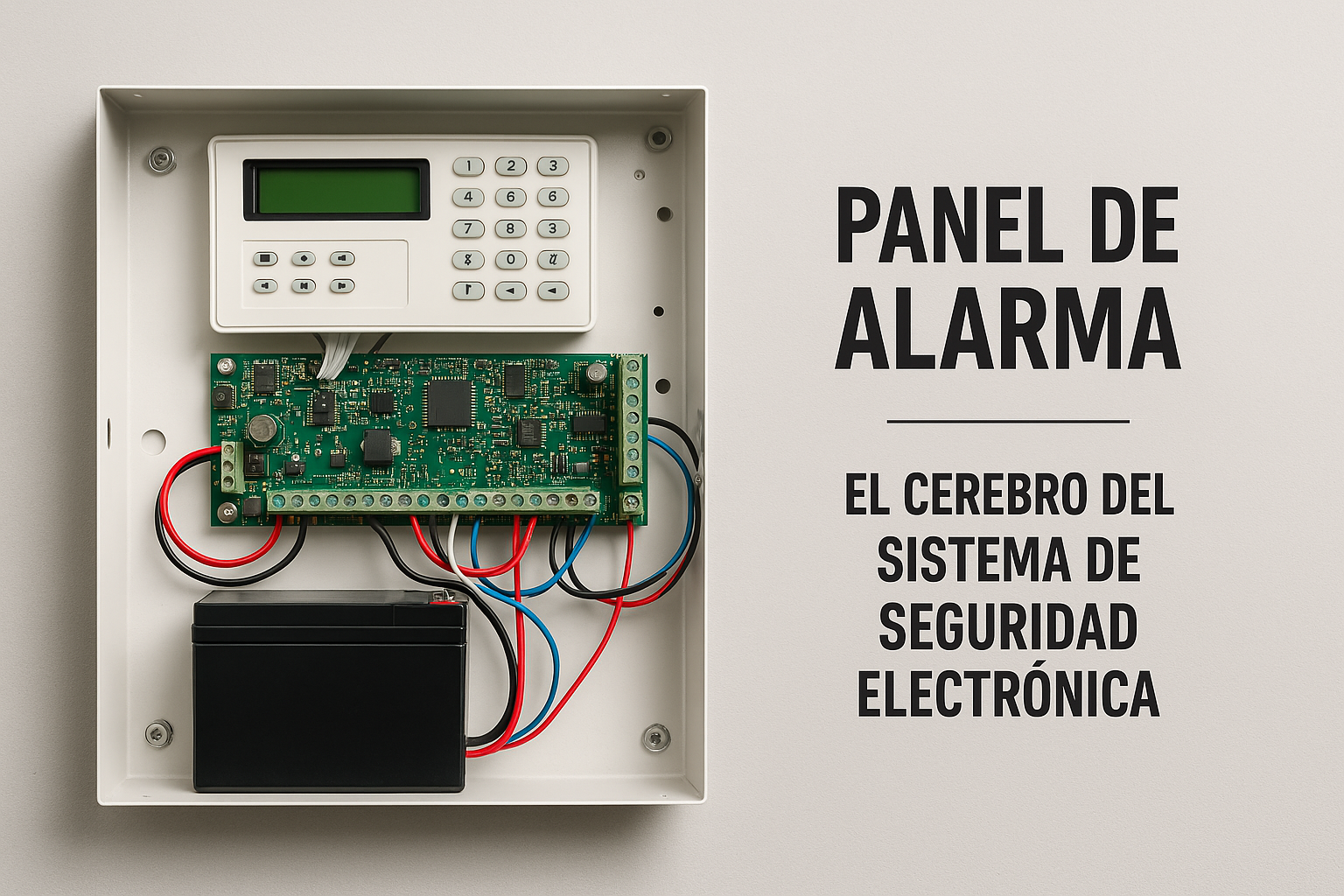 Panel de Alarma: El cerebro del sistema de seguridad electrónica