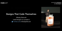 Designs that code themselves