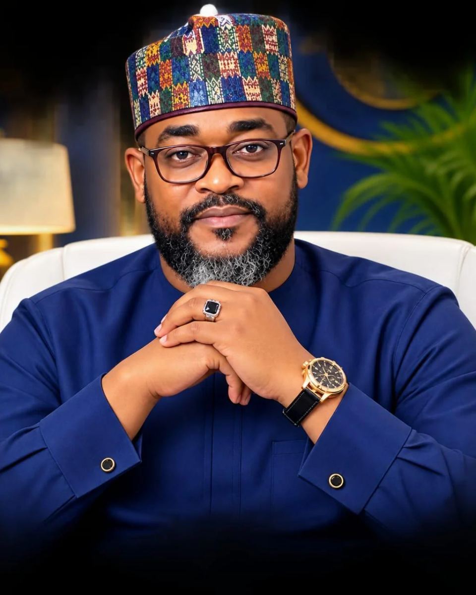 Abdulhafiz Umar Barau in formal blue attire