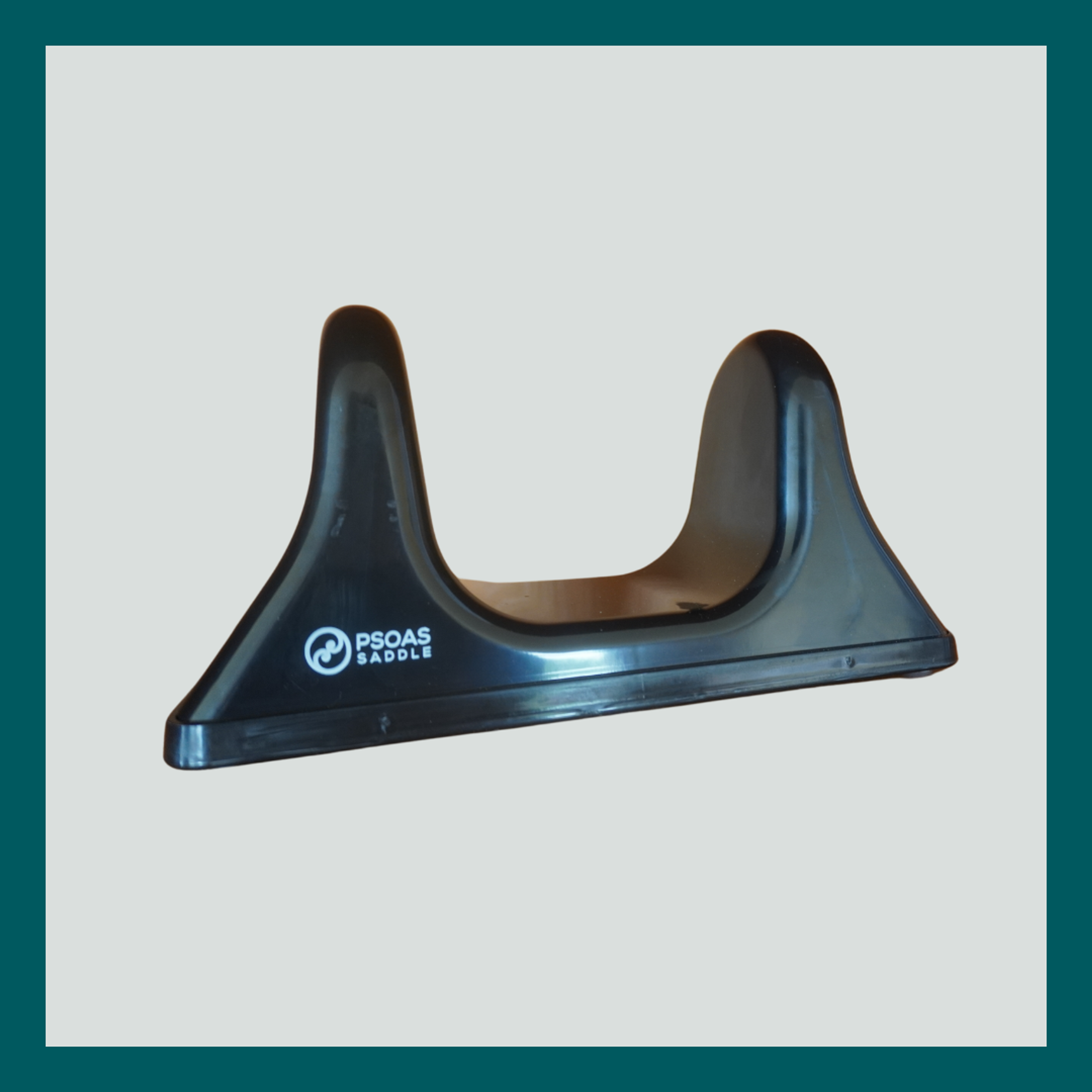 Psoas Saddle deep tissue massage tool for muscle recovery and pain relief.