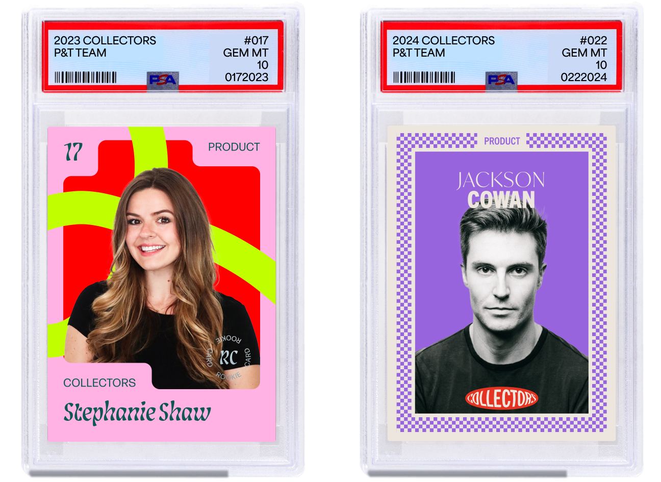 2023-24 Employee card designs for Collectors