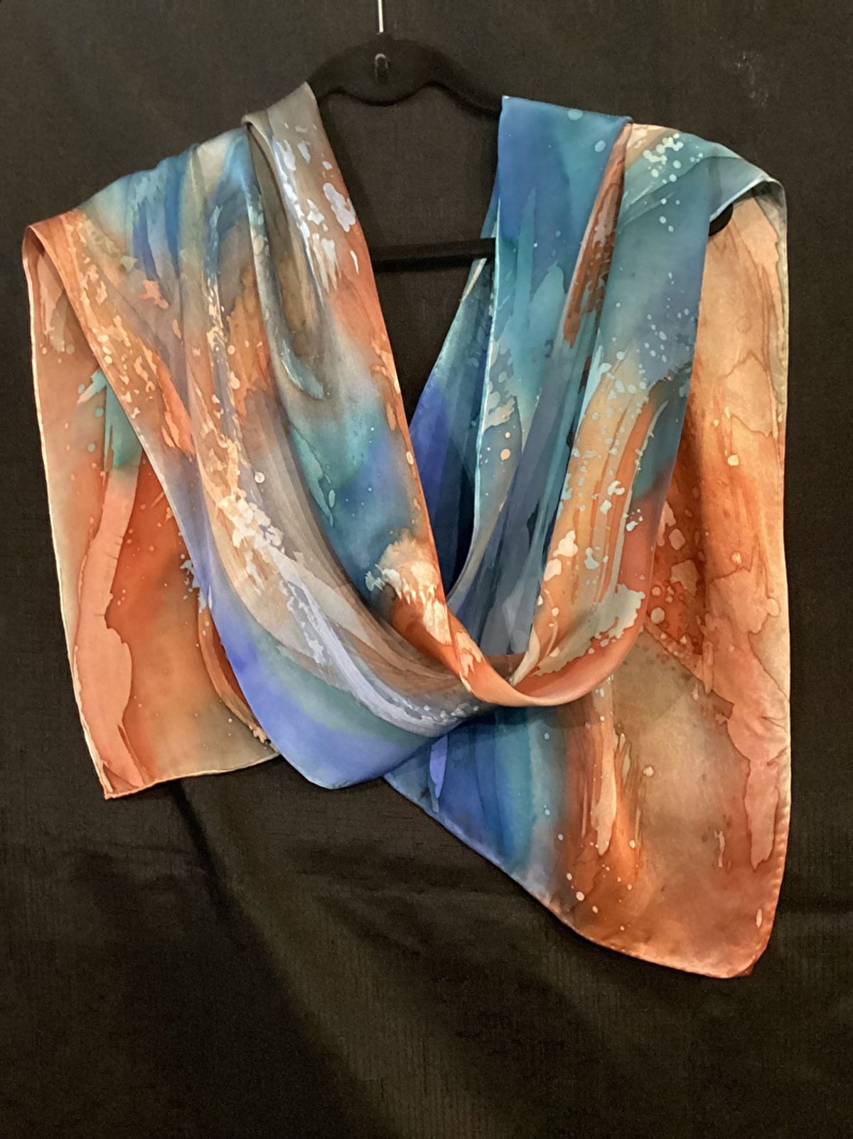 Rust and Blue 5 Layer Batik — image 2