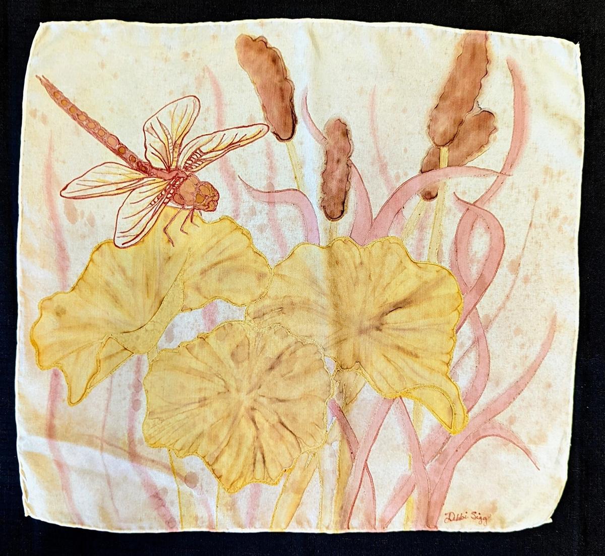 Cattails, Dragonflies, Lilypads — image 1