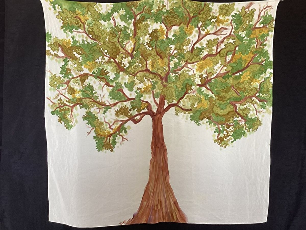 Tree with Squiggle Leaves — image 2
