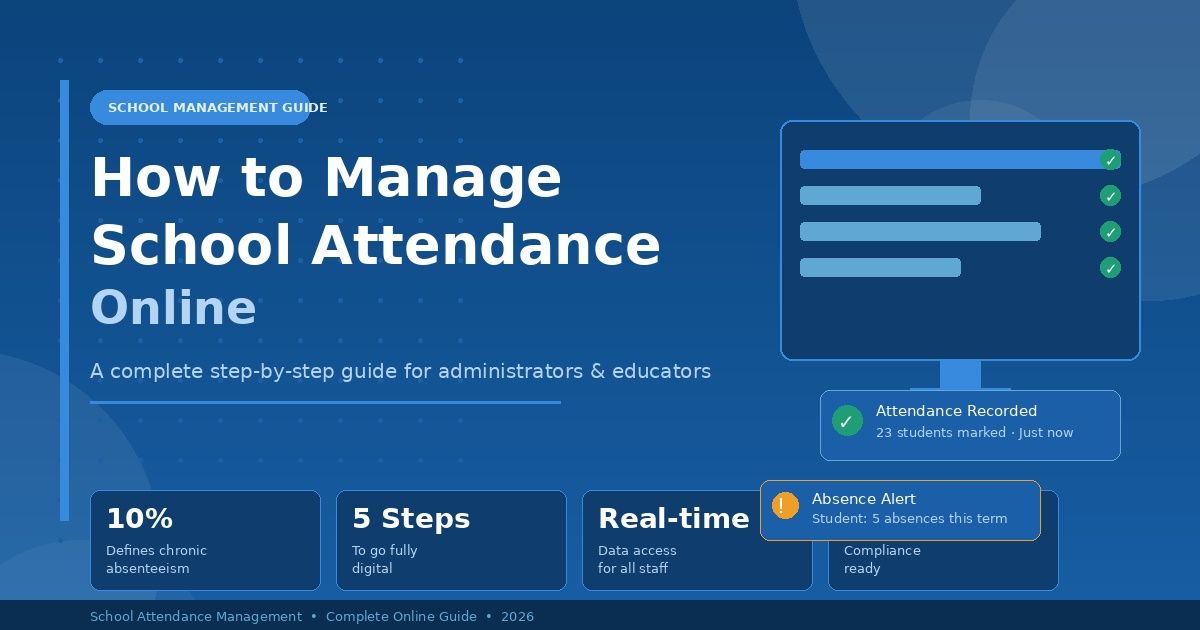 How to Manage School Attendance Online