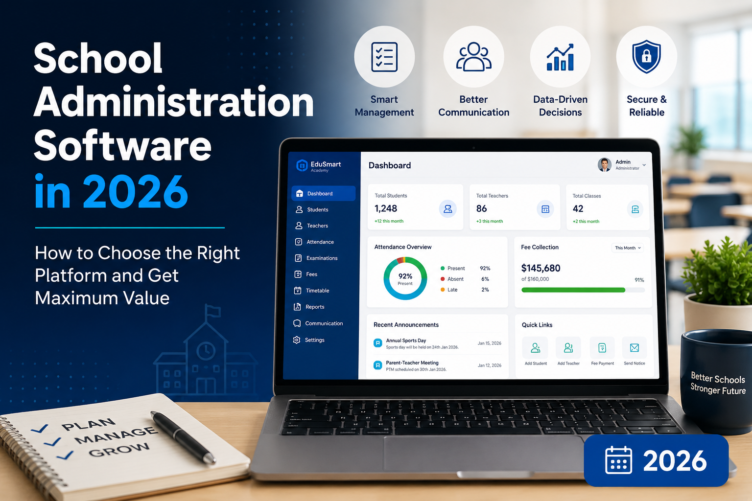 School Administration Software in 2026: How to Choose the Right Platform and Get Maximum Value