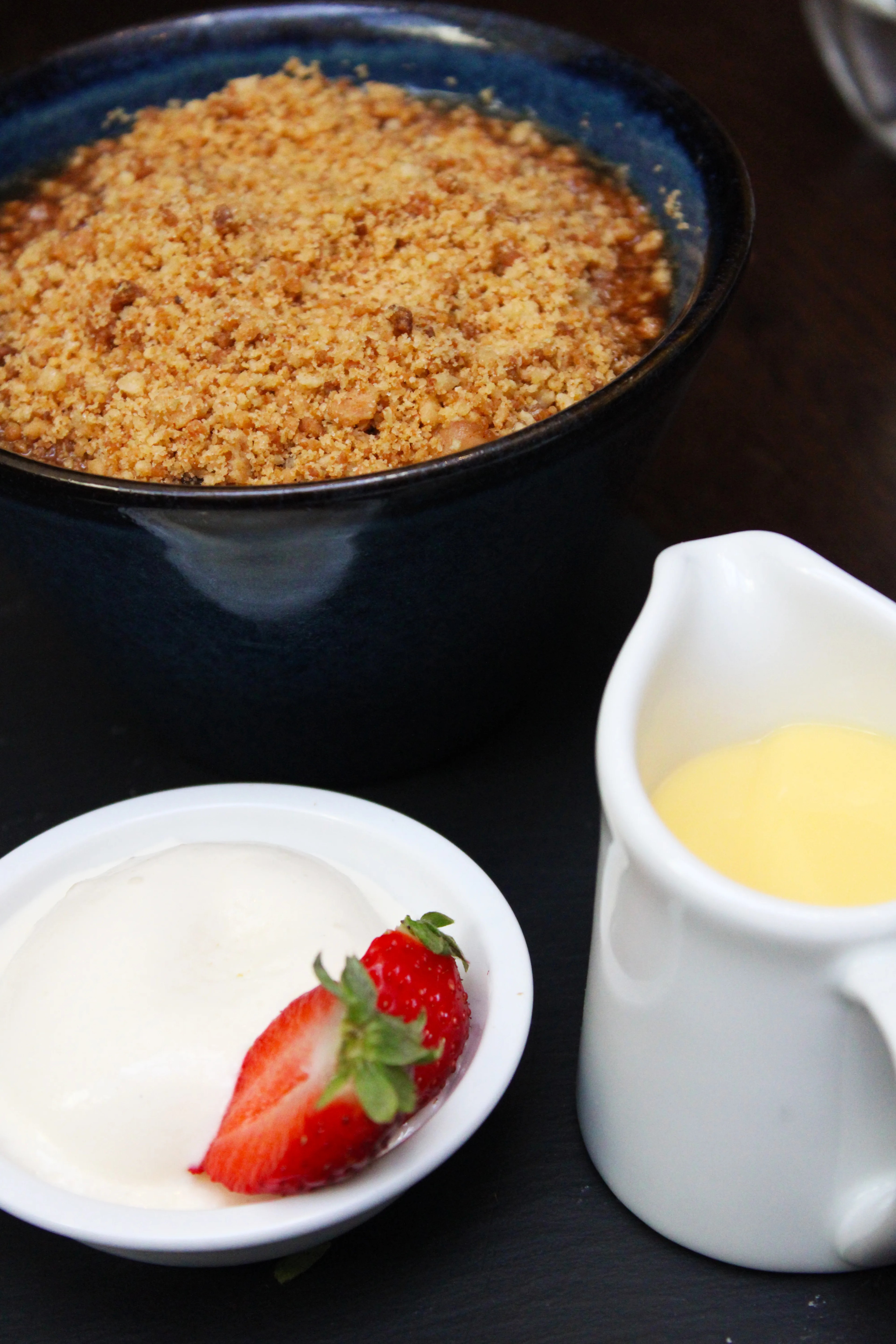 Artisan dessert from The Brasserie pastry kitchen