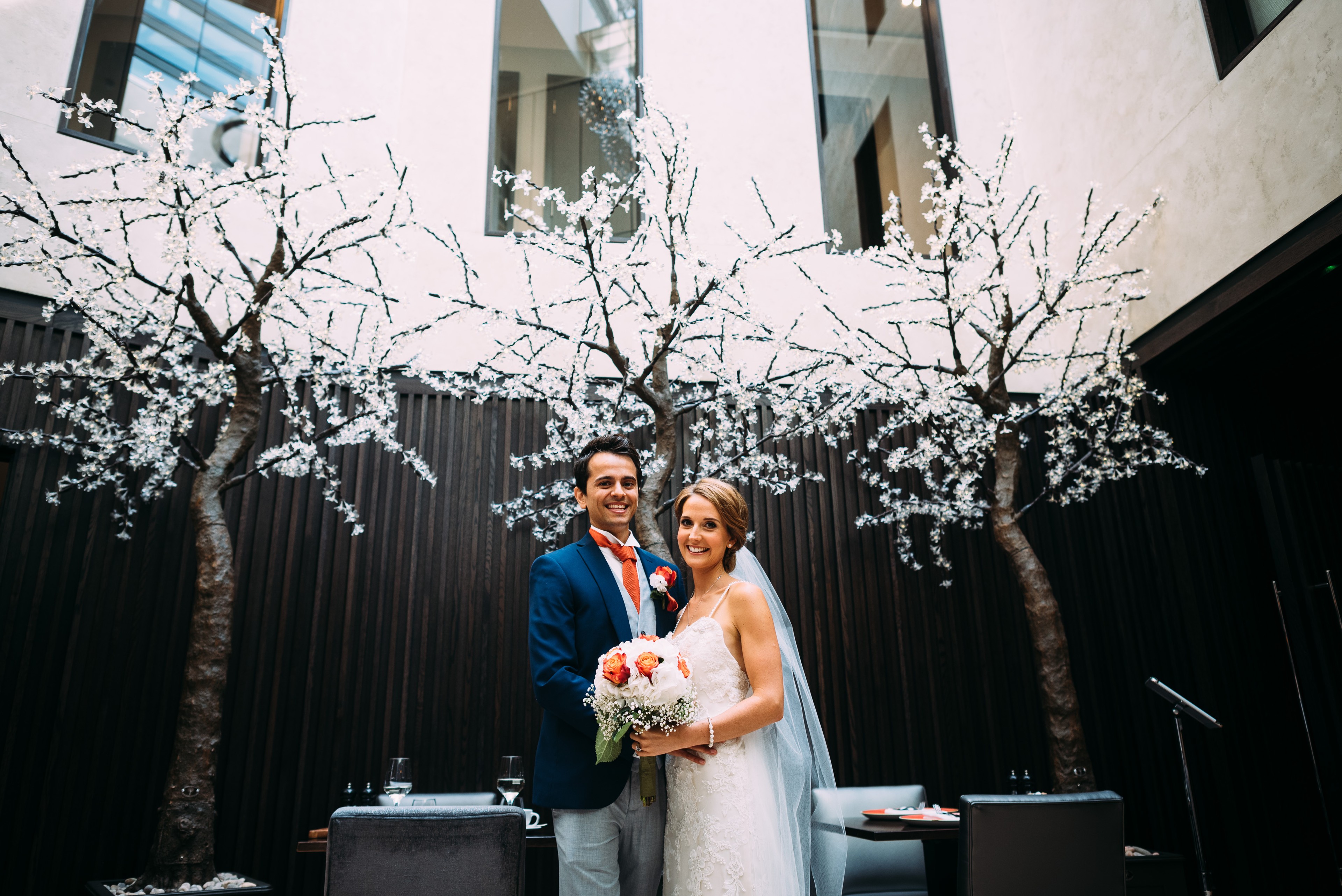 The Atrium at One Warwick Park with natural light flooding through the glass roof