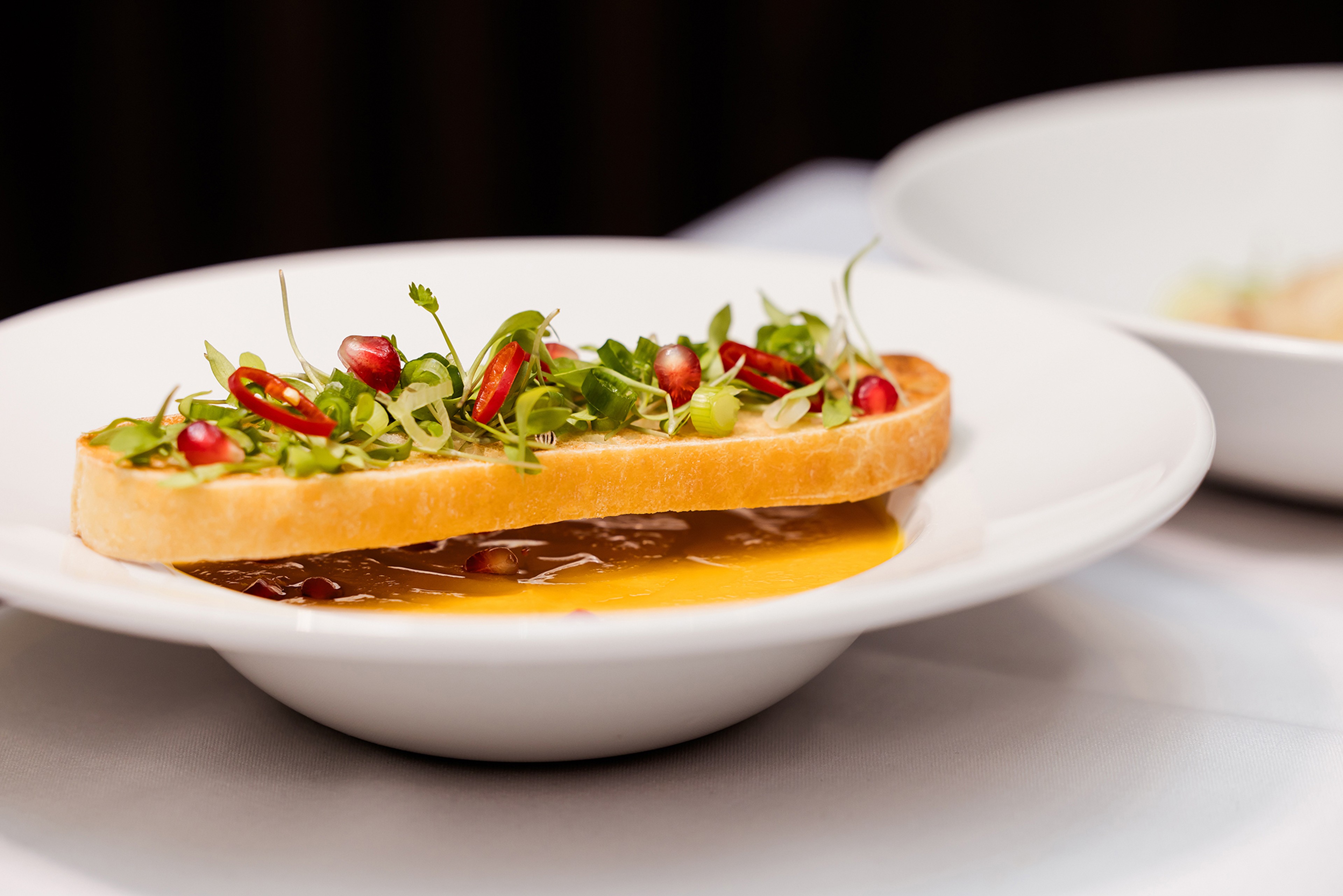 Seasonal dining at The Brasserie, One Warwick Park