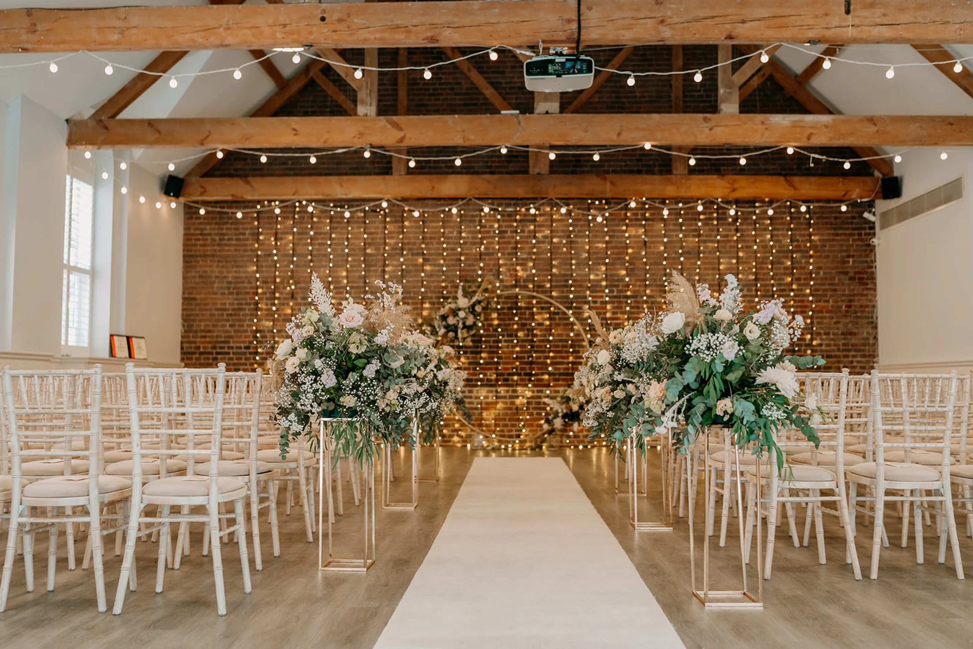 Intimate wedding ceremony moment at One Warwick Park