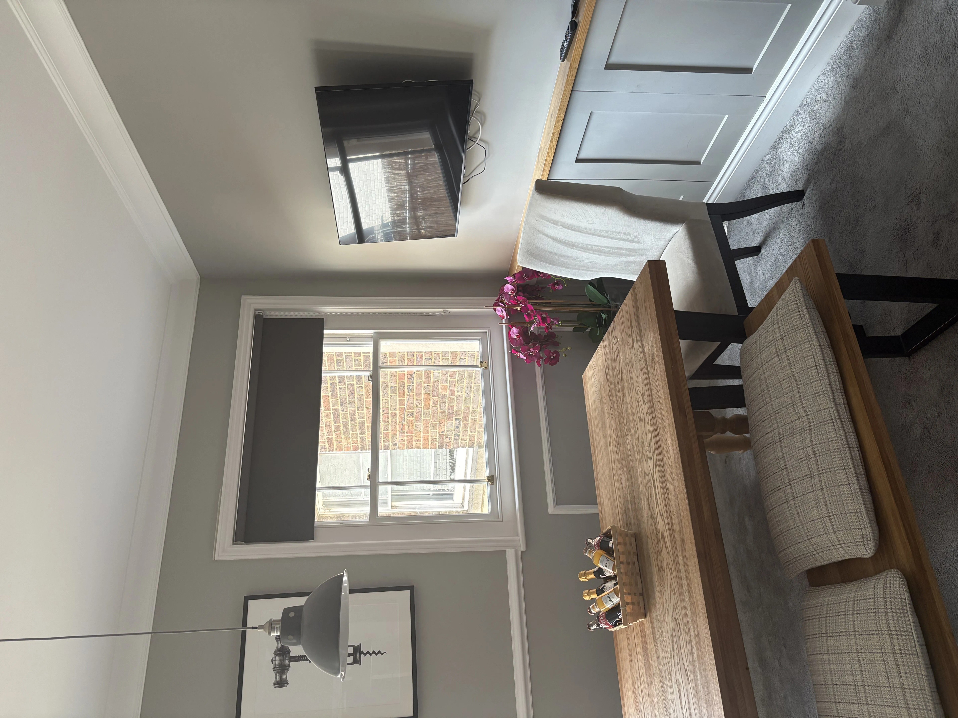 Stylish bedroom in The House at One Warwick Park