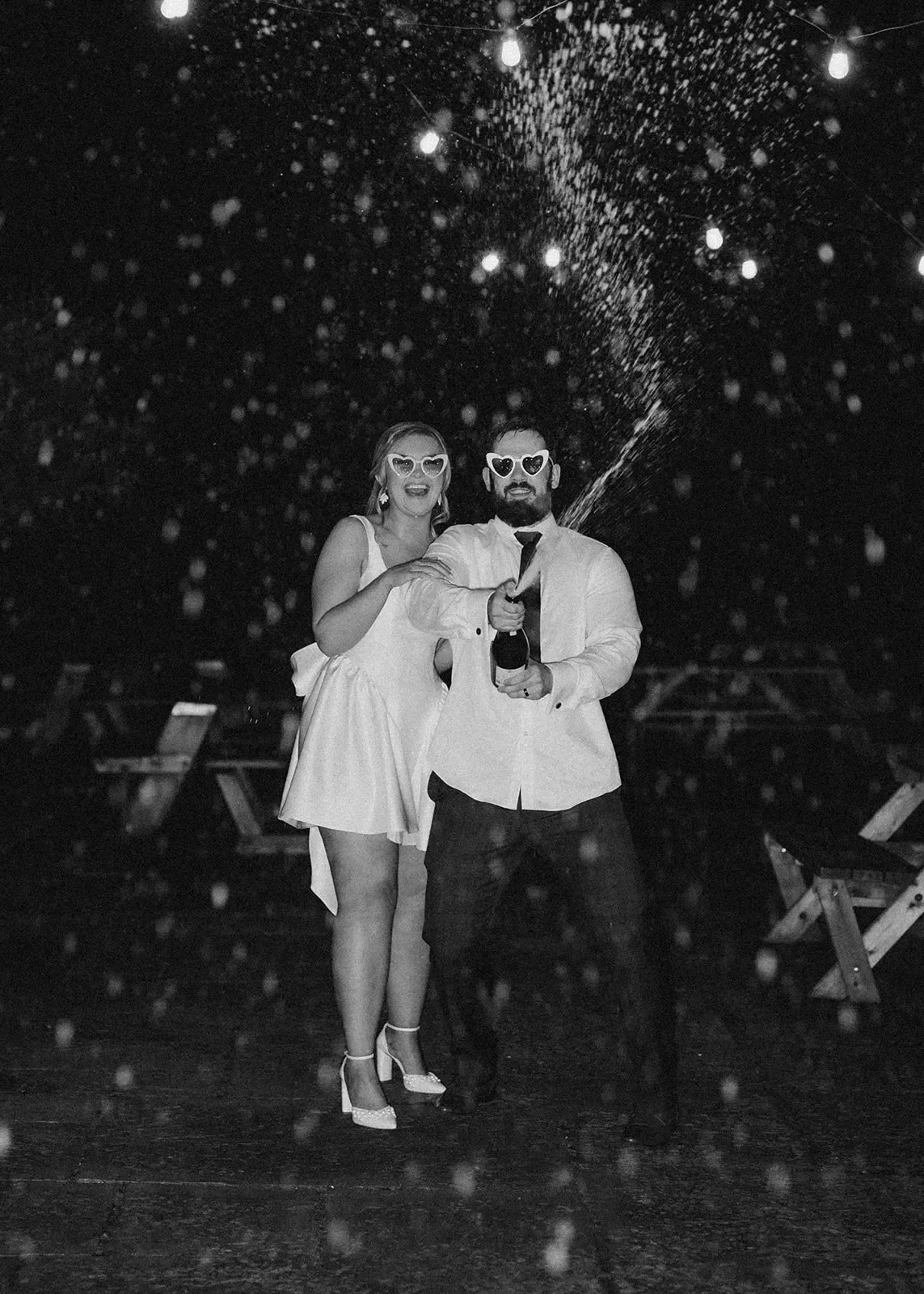 Wedding couple in the gardens at Salomons Estate