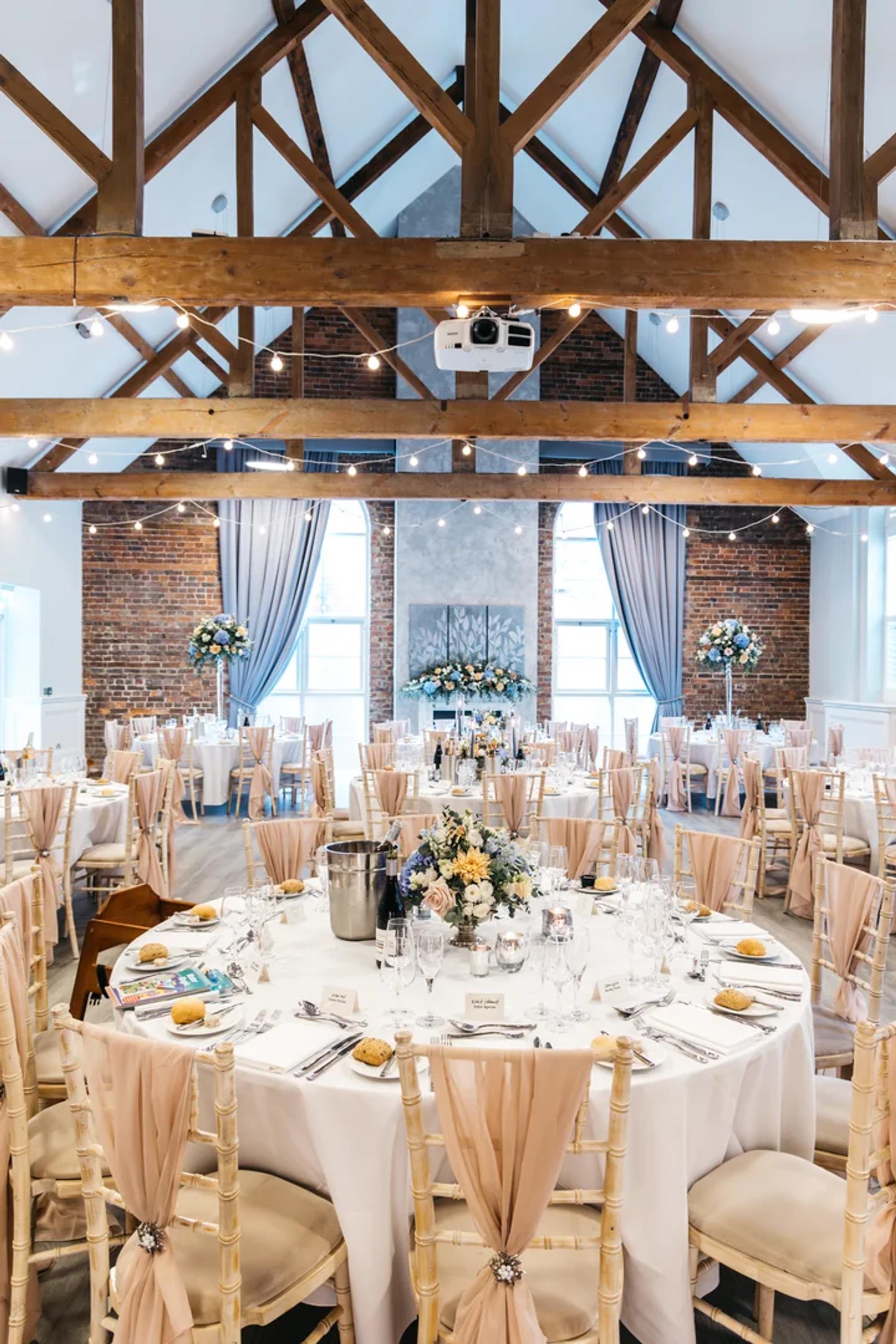 Wedding reception venue at One Warwick Park