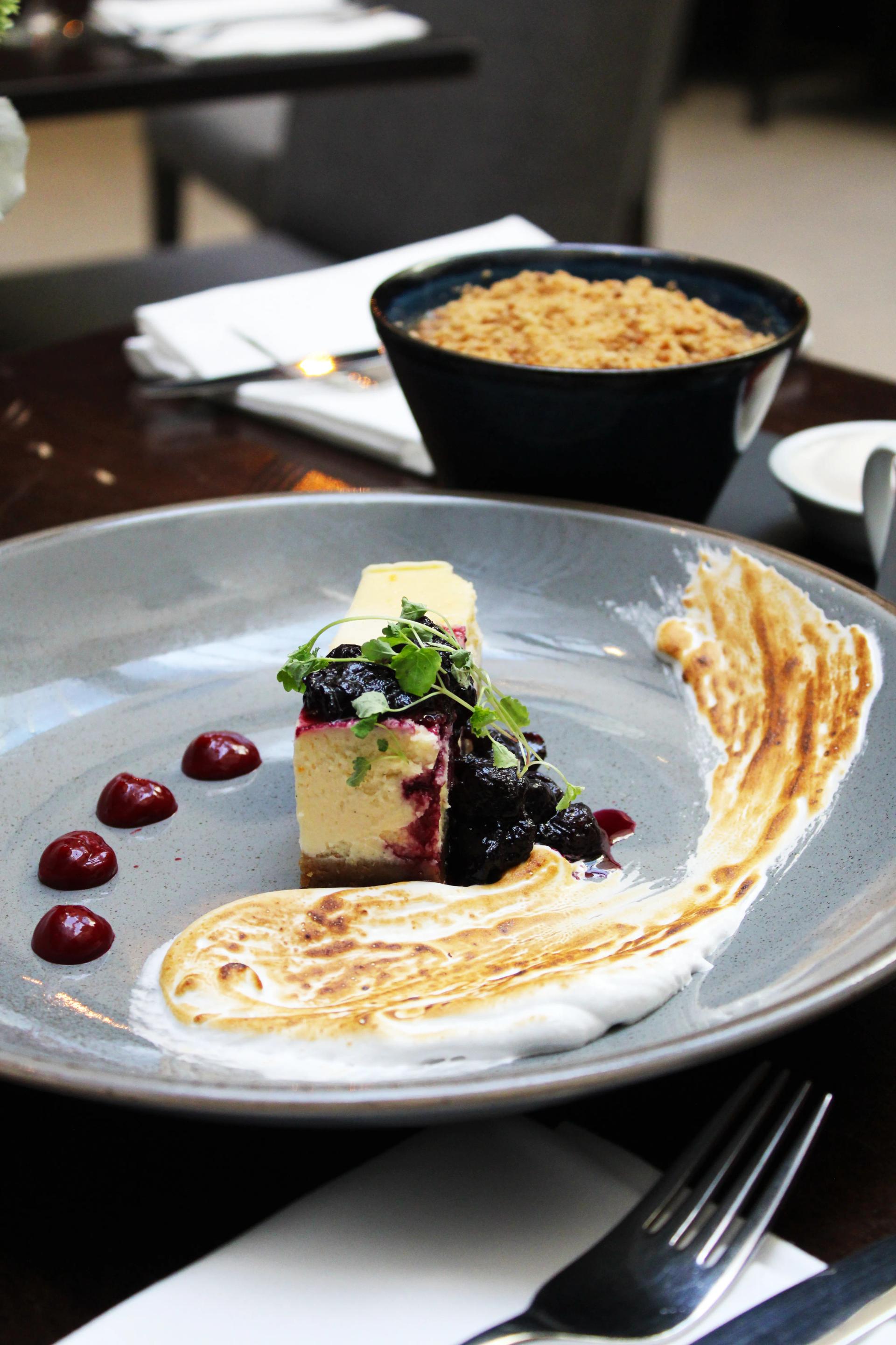 Indulgent dessert creation at The Brasserie