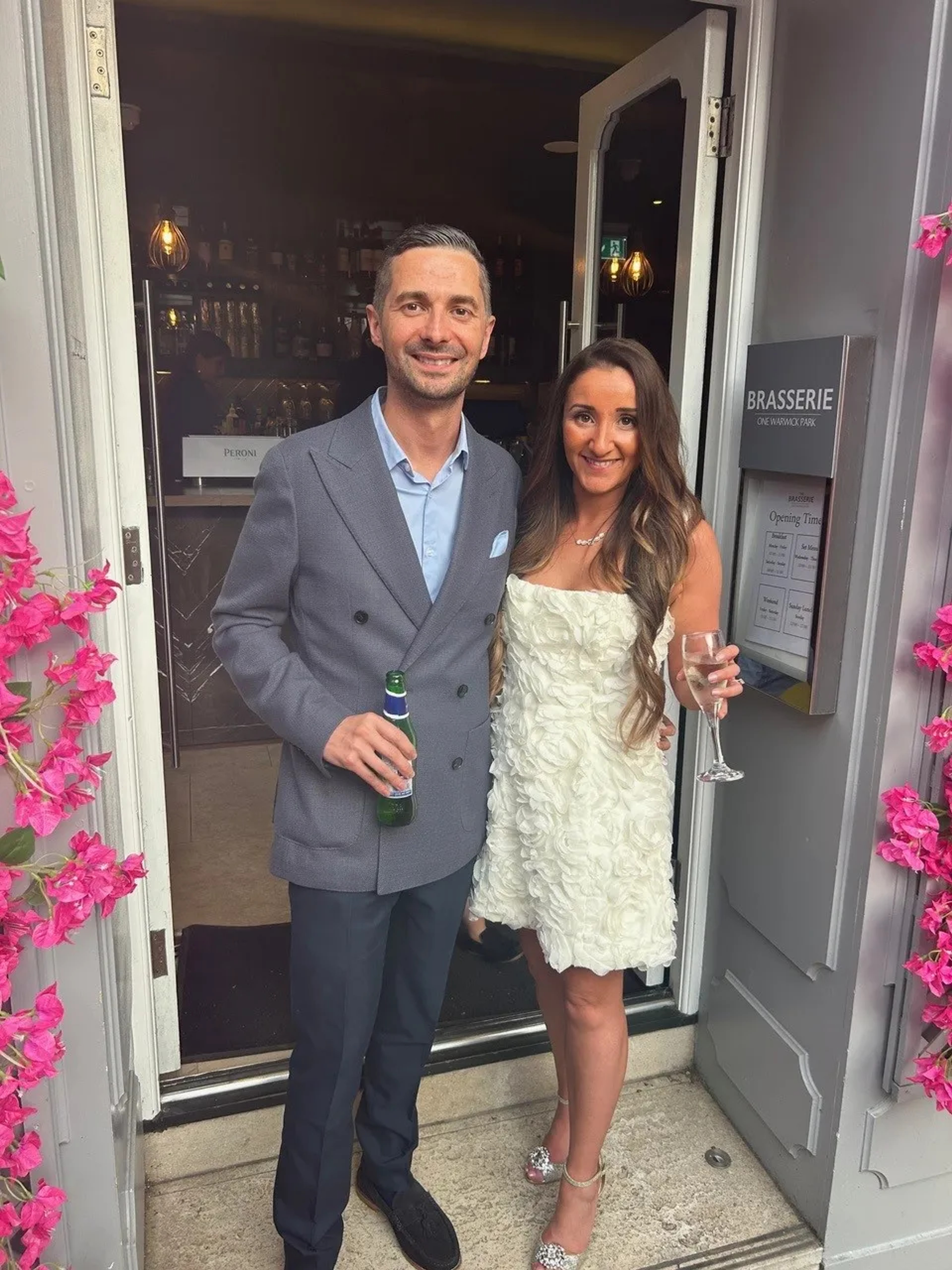 Sam and Sarah Potter wedding at One Warwick Park