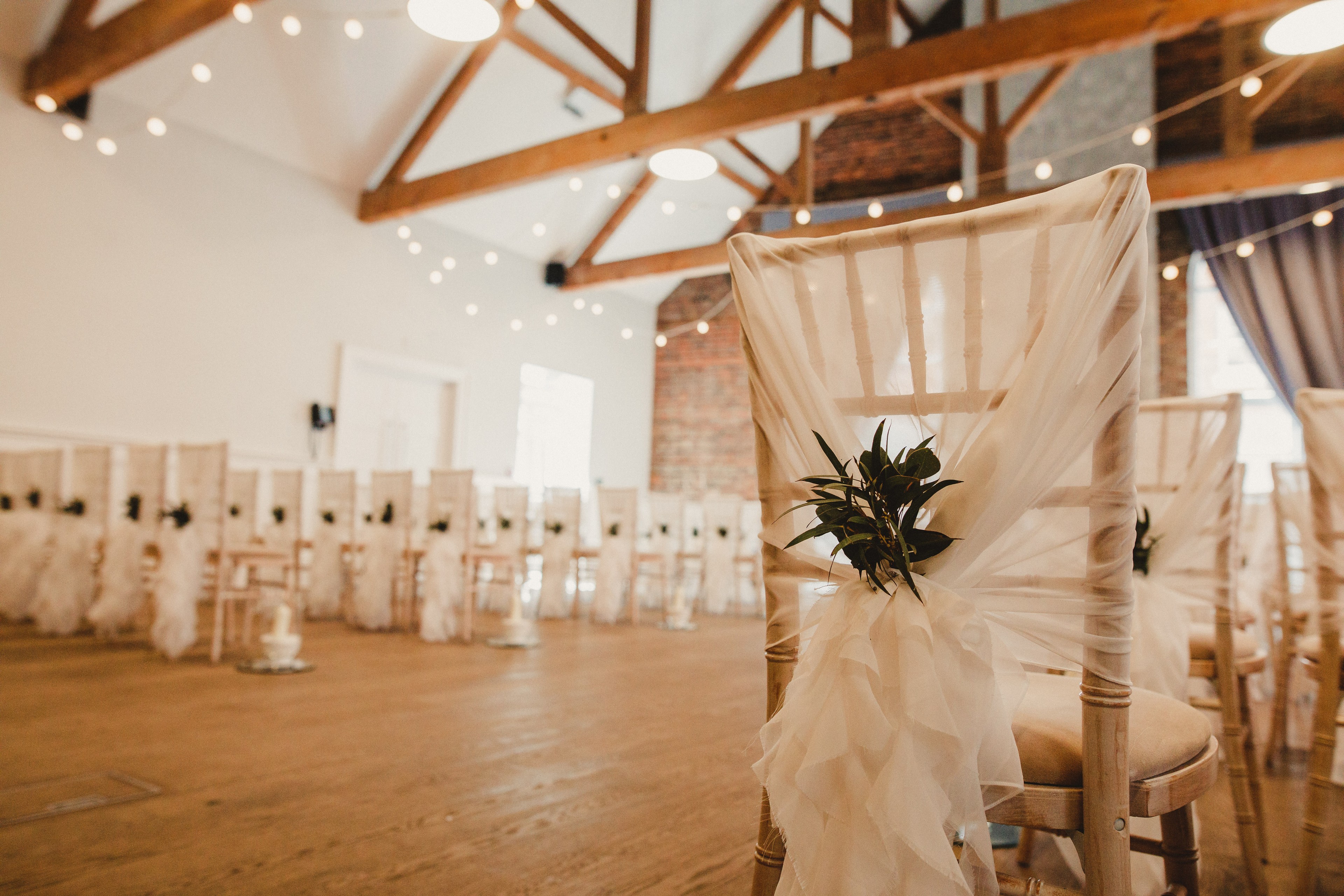 Wedding ceremony aisle at One Warwick Park