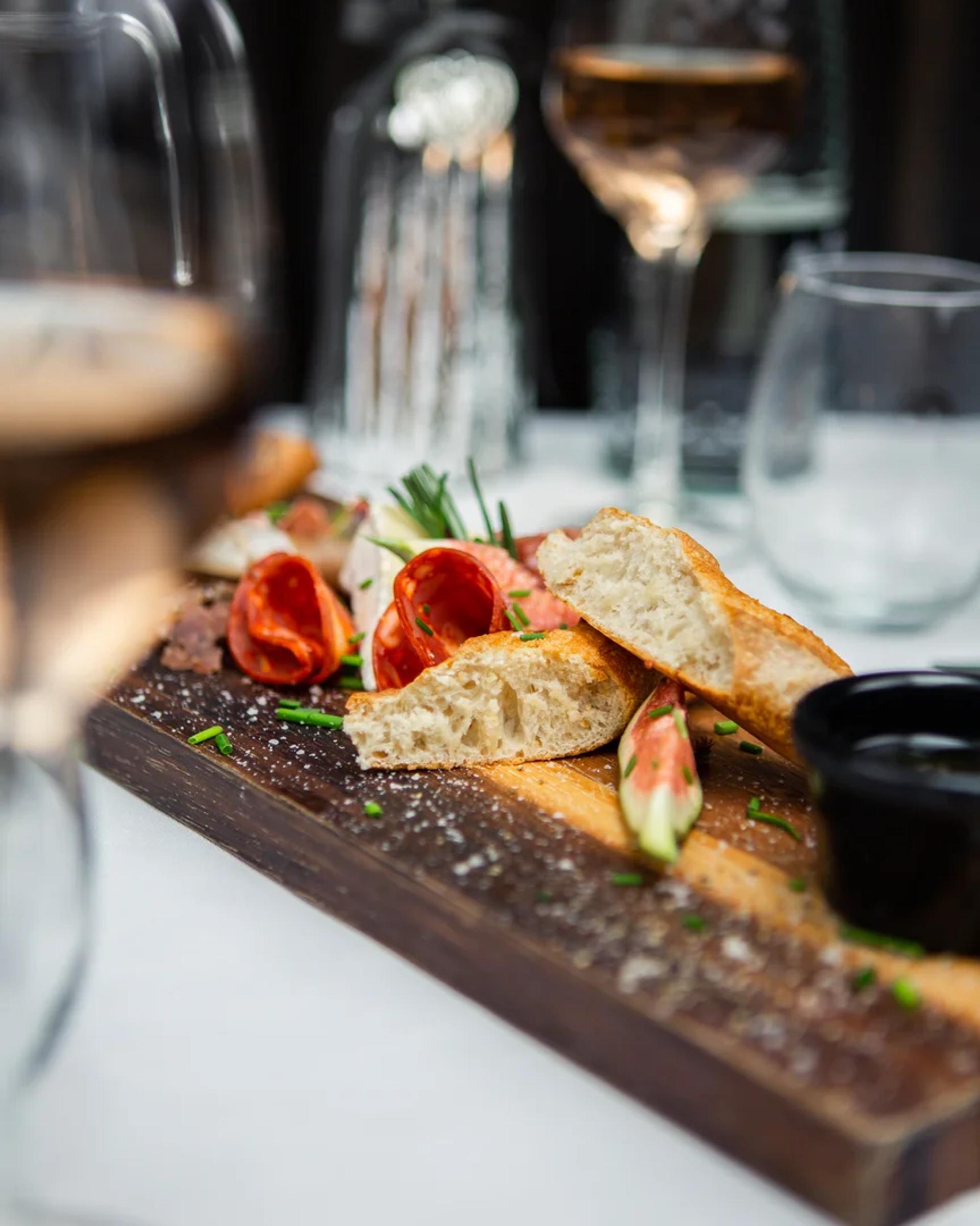 Seasonal starter with local ingredients