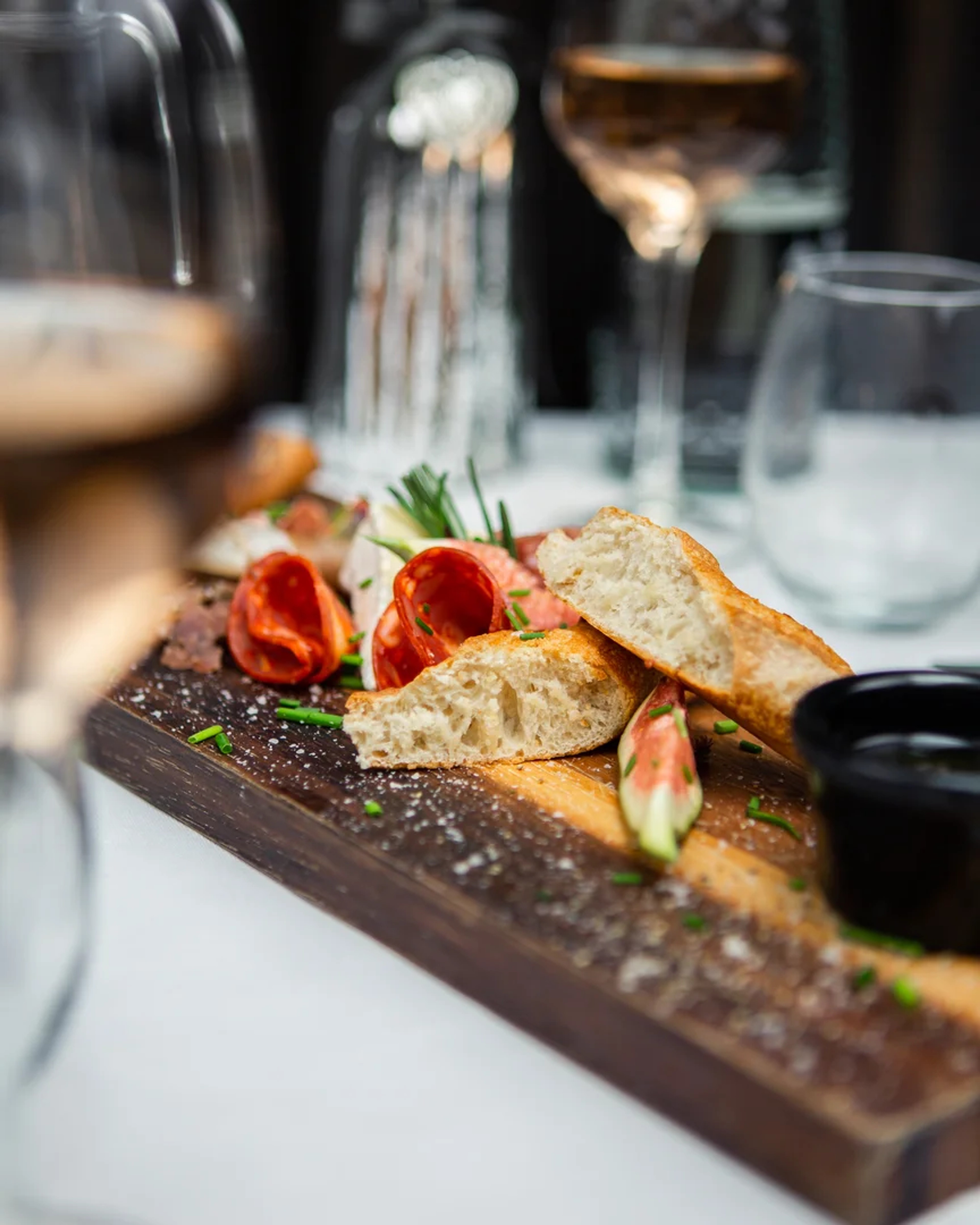 Seasonal starter with local ingredients