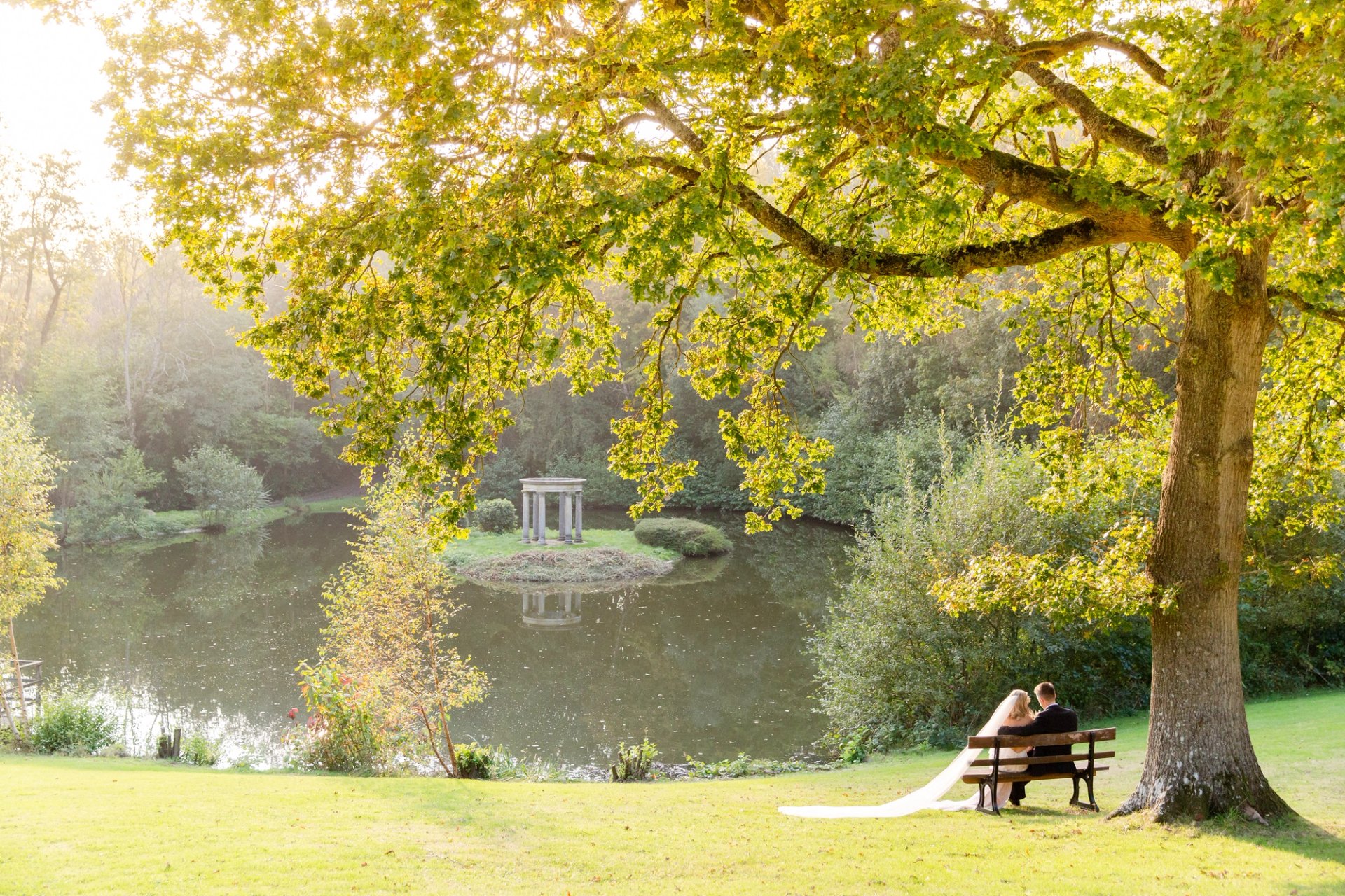 Wedding Couple at Salomons Estate