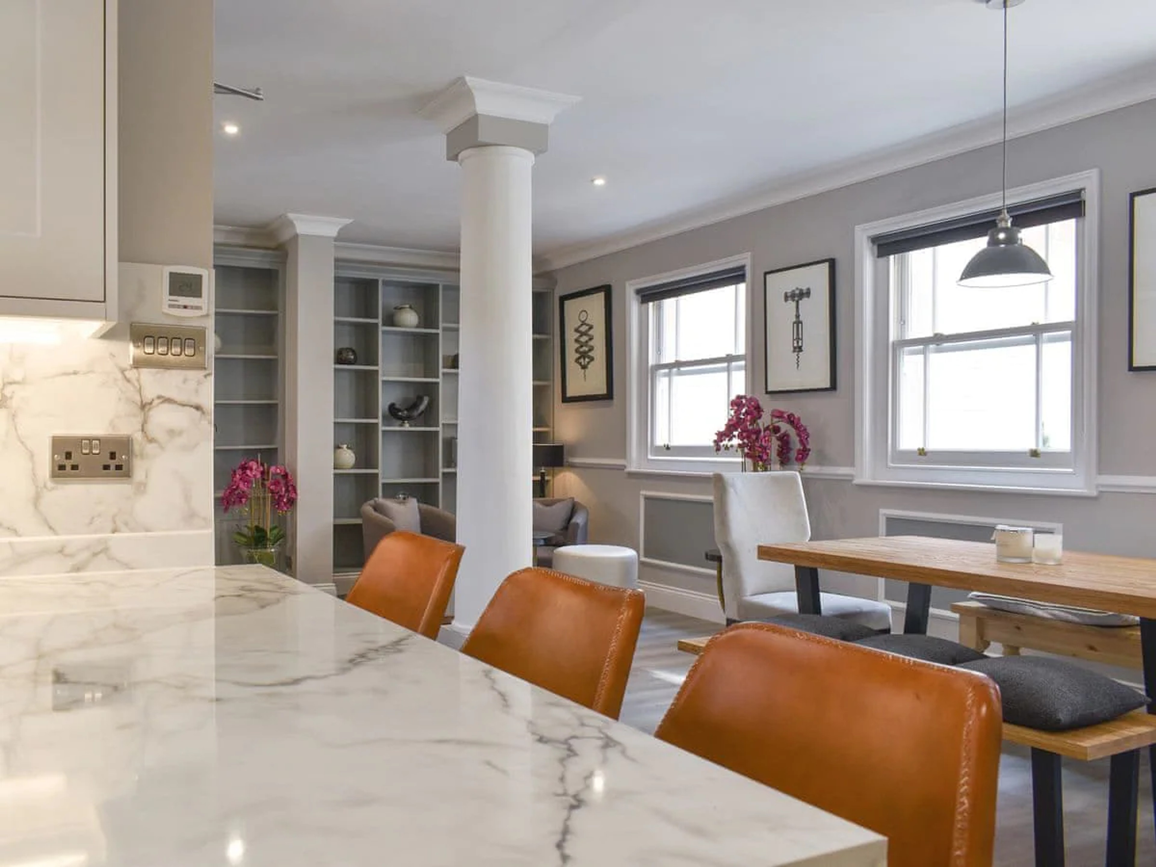 Comfortable sitting room in The House with period features