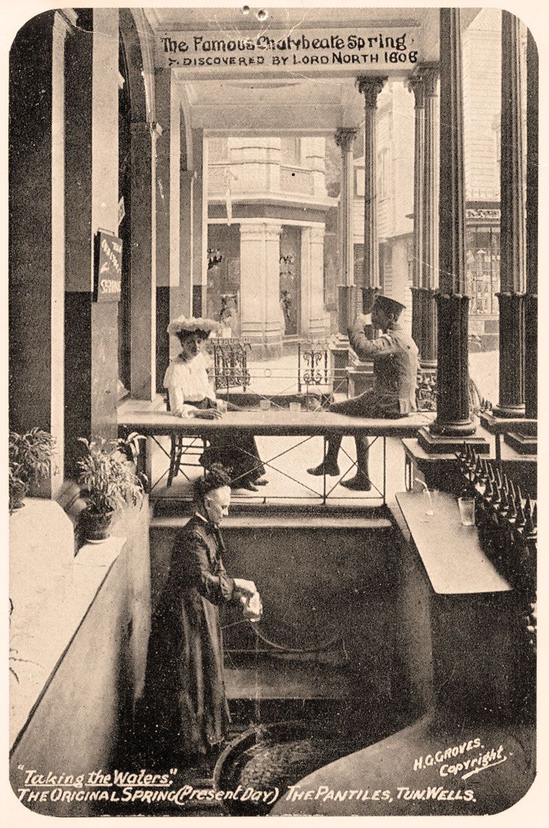 Historical image of the Dipper and Chalybeate Spring in Tunbridge Wells