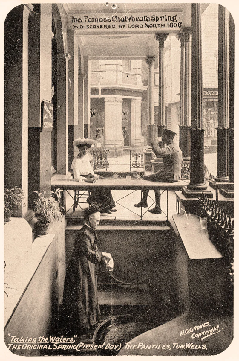 Historical image of the Dipper and Chalybeate Spring in Tunbridge Wells