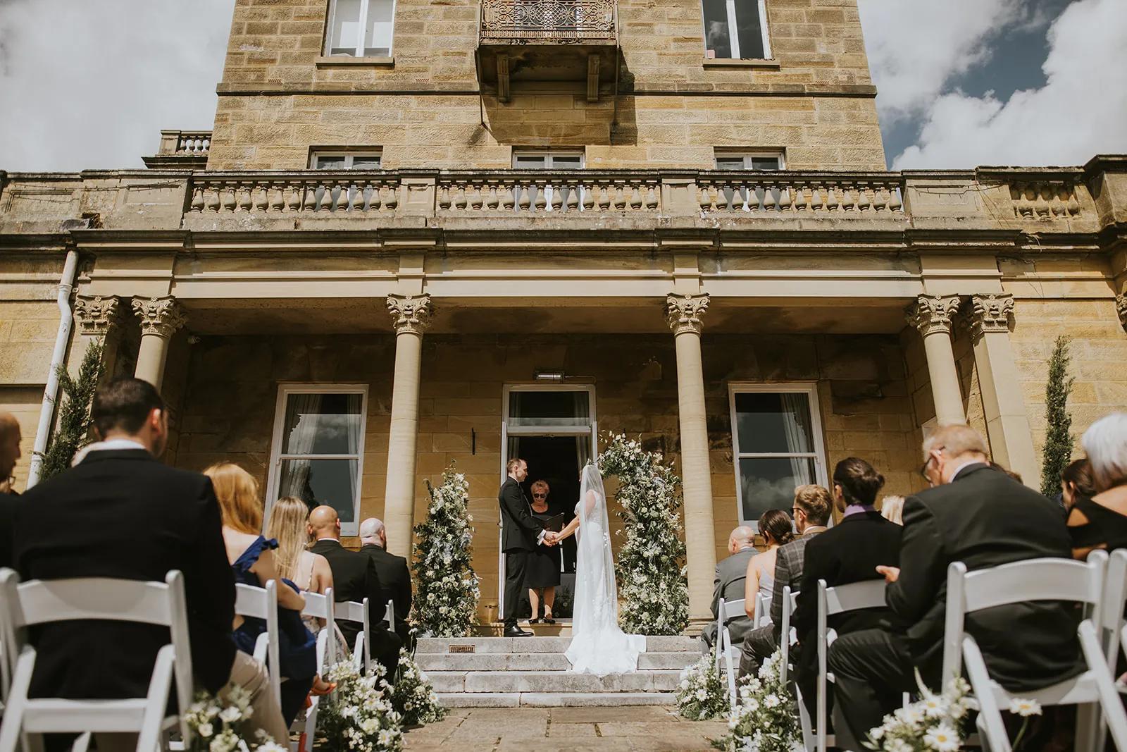 Wedding ceremony room at Salomons Estate