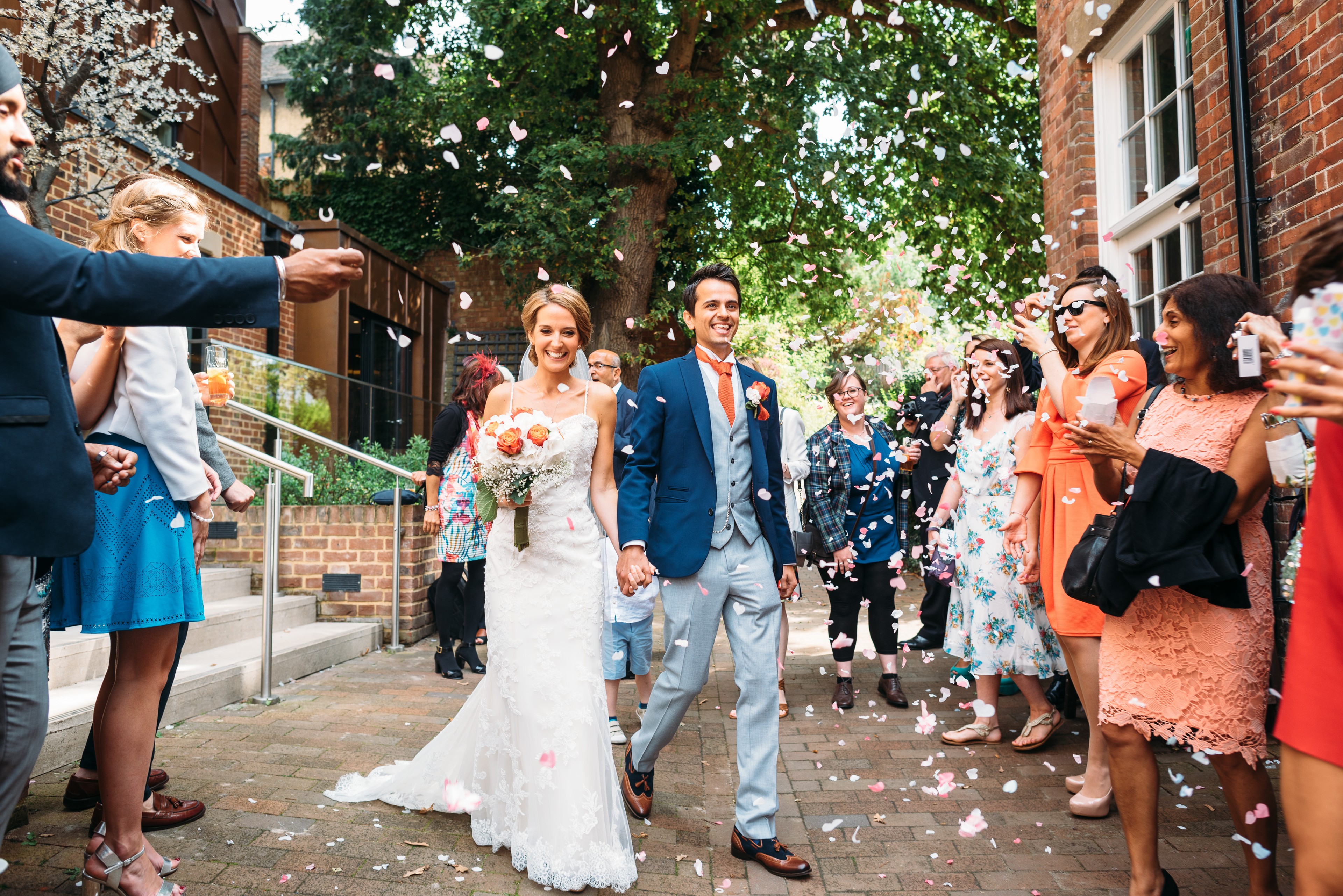 Wedding couple at One Warwick Park
