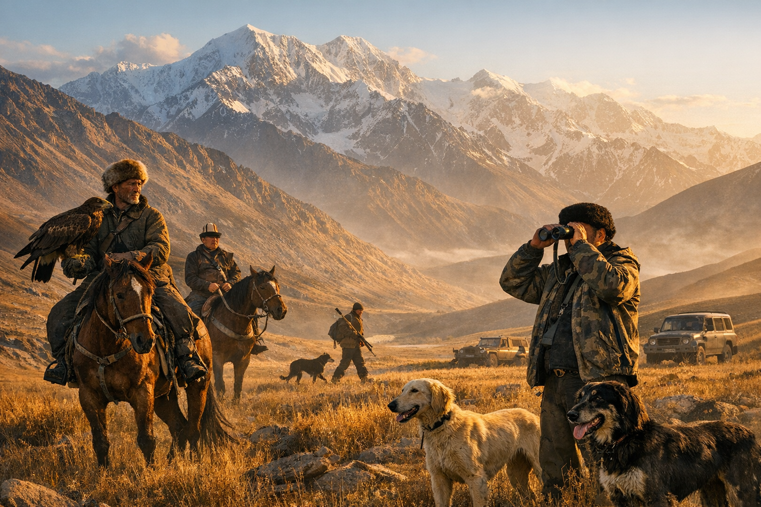 Exploring the Taigan Sightdog Hunting Heritage in Central Asia